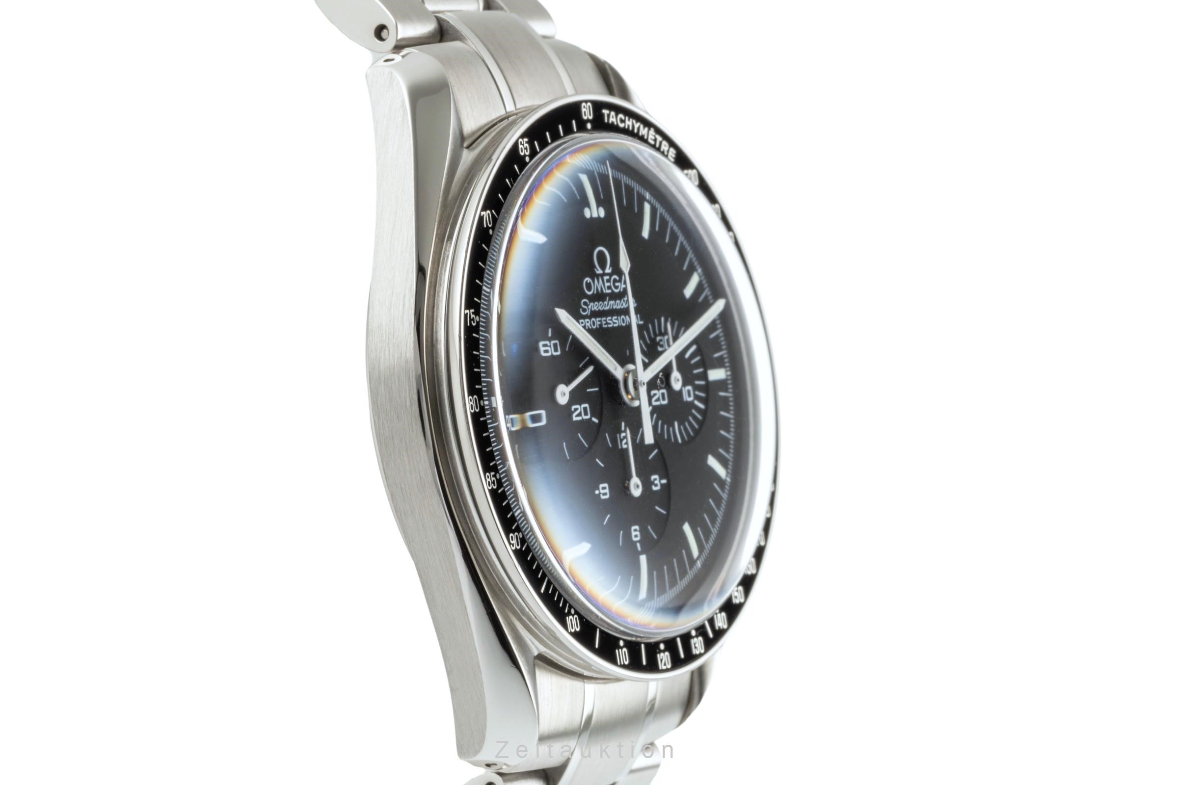Omega Speedmaster Moonwatch chronograph steel manual winding Kal. 1861 Ref. 3570.50.00  | Zeitauktion