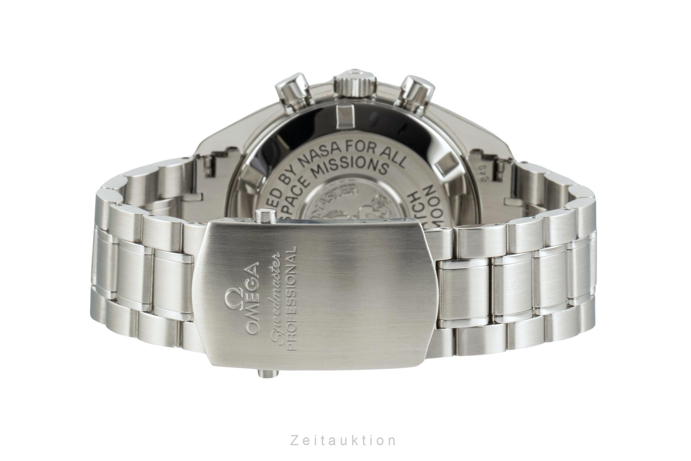 Omega Speedmaster Moonwatch chronograph steel manual winding Kal. 1861 Ref. 3570.50.00  | Zeitauktion