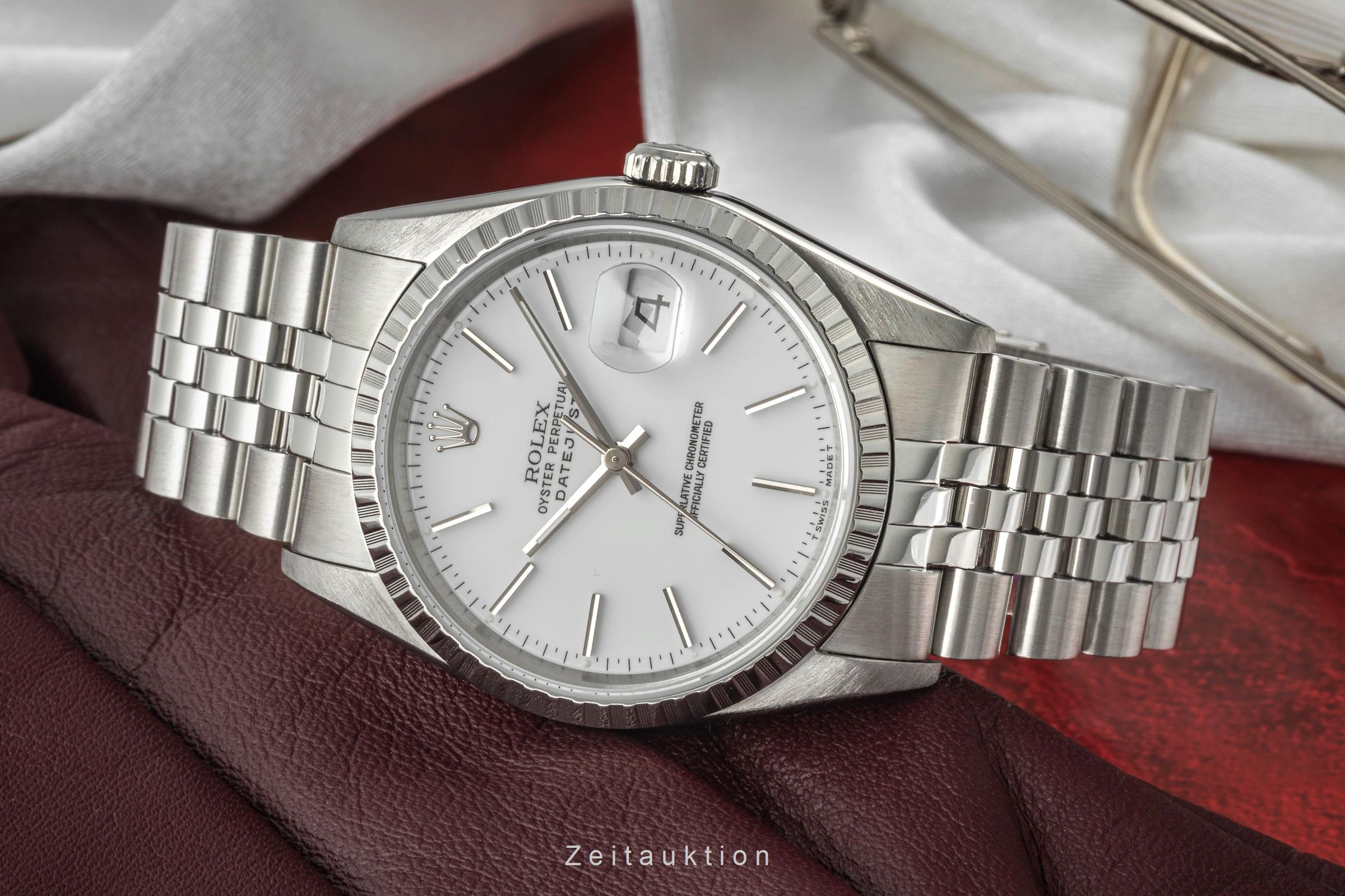 Rolex Datejust acciaio automatismo Kal. 3135 Ref. 16220  | Zeitauktion