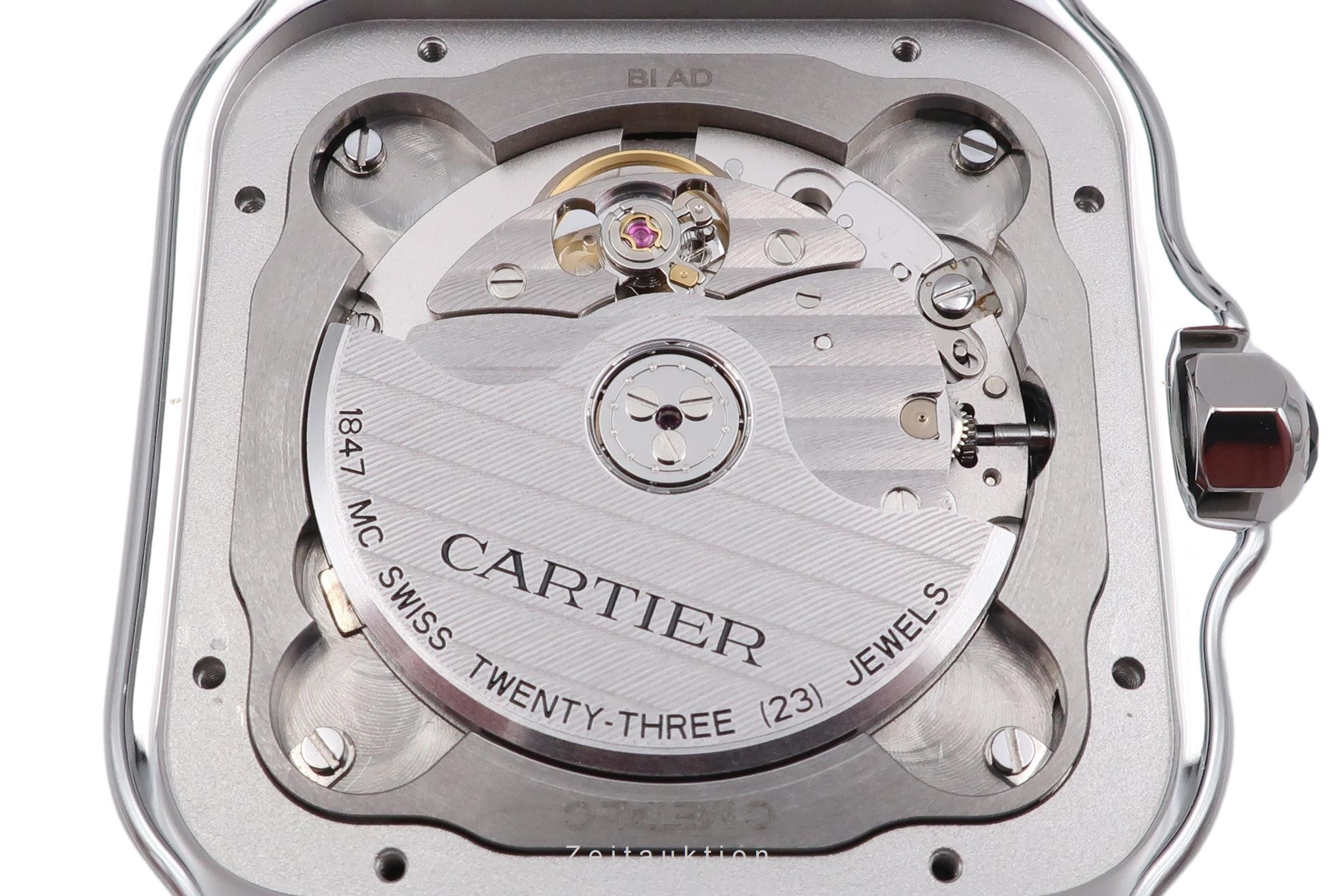 Cartier Santos acero automático Kal. 1847MC Ref. WSSA0037, 4072  | Zeitauktion