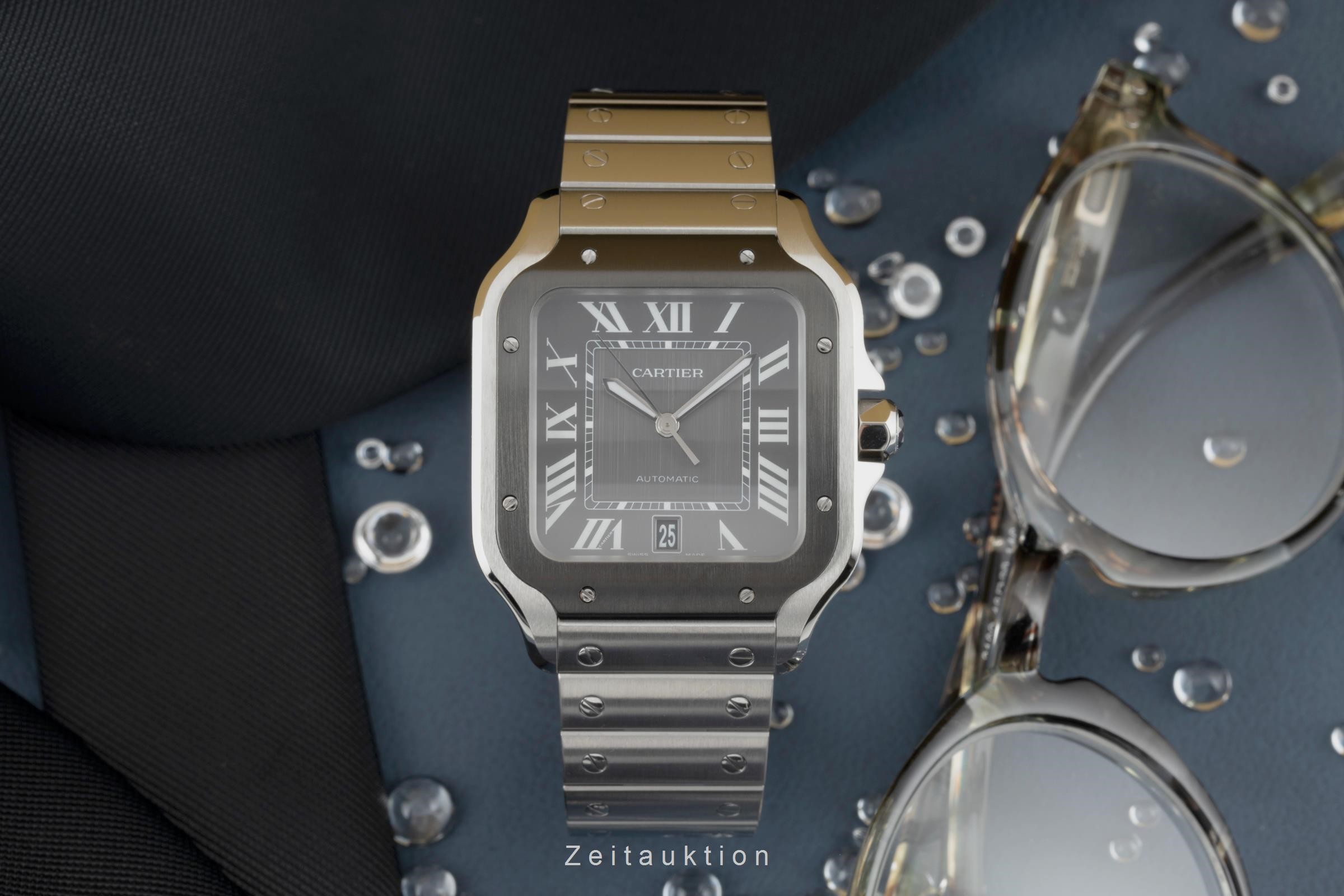 Cartier Santos Stahl Automatik Kal. 1847MC Ref. WSSA0037, 4072  | Zeitauktion