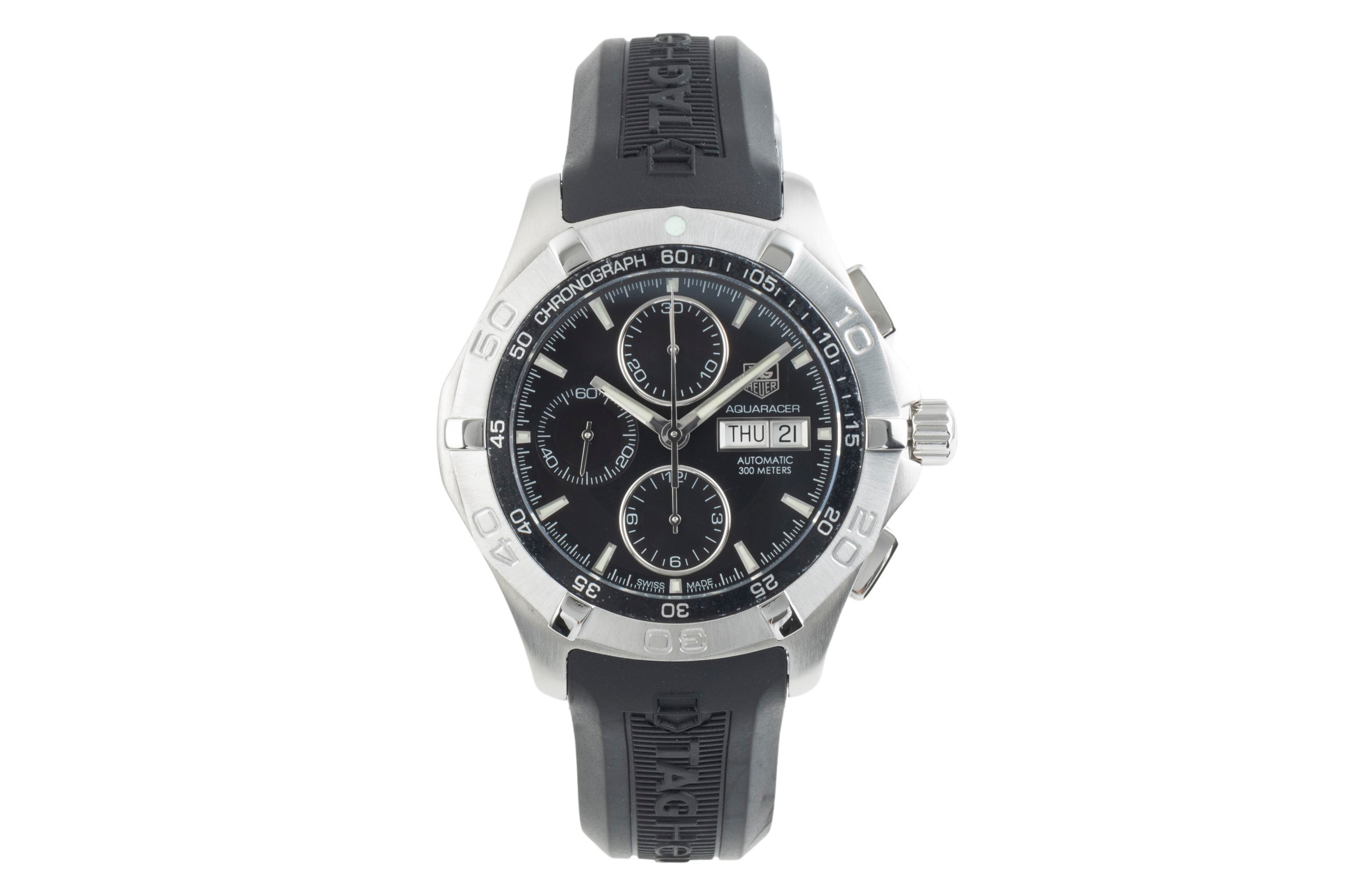 Tag Heuer Aquaracer chronograph steel automatic Kal. 16 Ref. CAF2010  | Zeitauktion