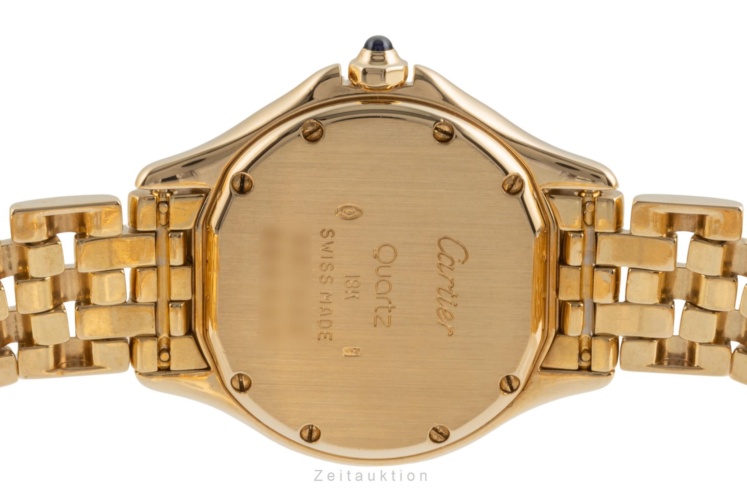 Cartier Cougar 18k Gold Quarz Kal. 687 Ref. 887906  | Zeitauktion