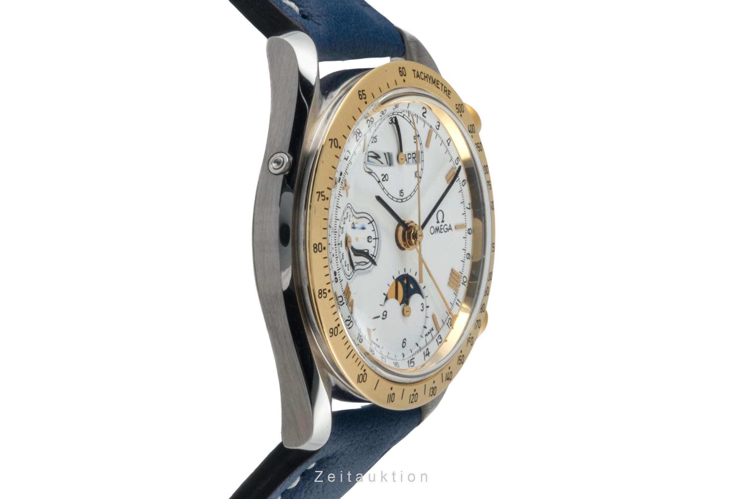 Omega Speedmaster chronograph steel / gold automatic Kal. 1150 Ref. 3330.20.00  | Zeitauktion