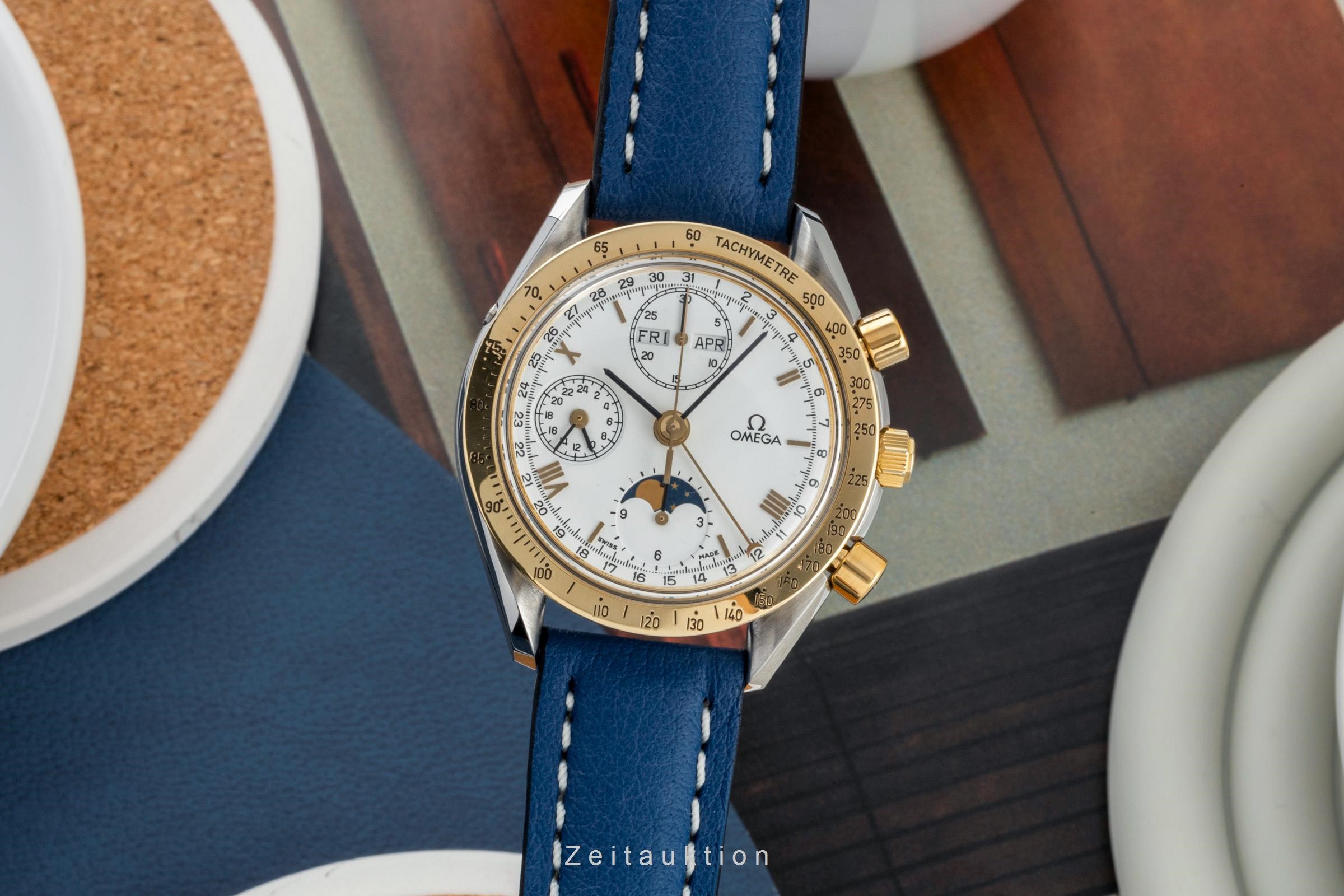 Omega Speedmaster Chronograph Stahl / Gold Automatik Kal. 1150 Ref. 3330.20.00  | Zeitauktion