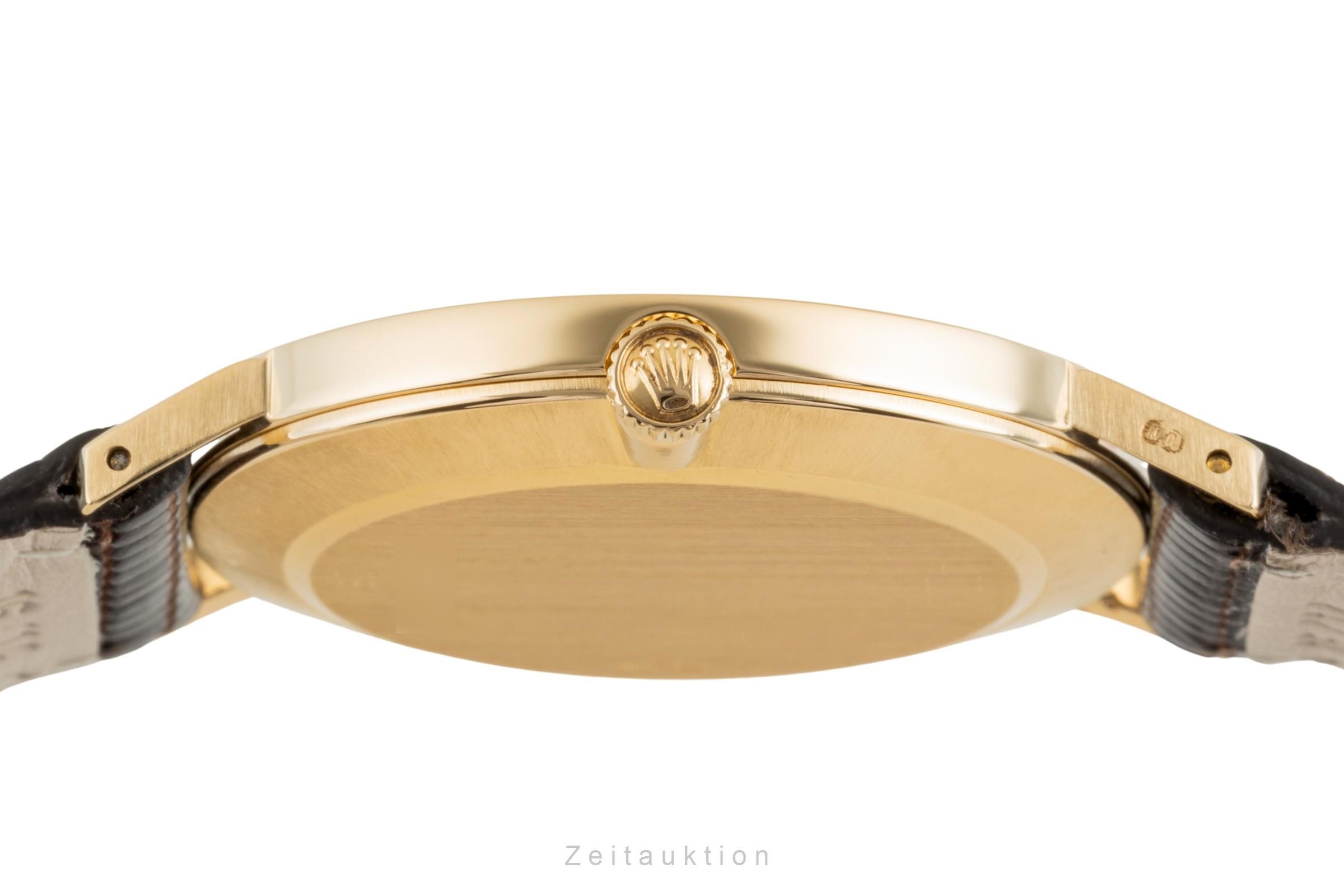 Rolex Cellini or 18 ct à remontage manuel Kal. 1601 Ref. 4112  | Zeitauktion