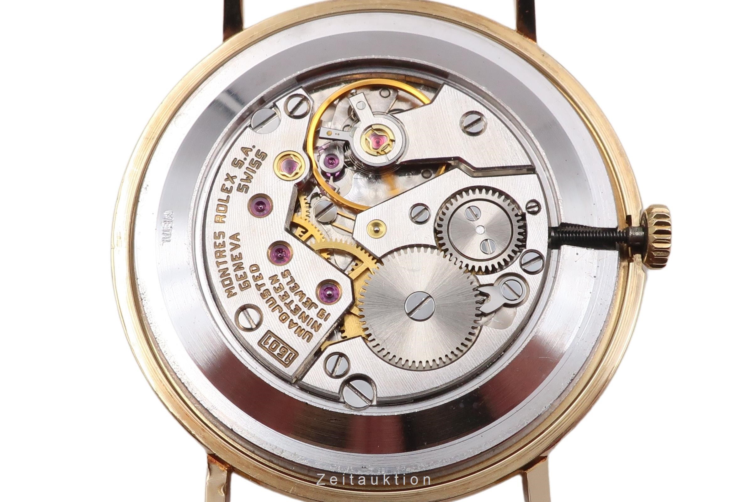 Rolex Cellini or 18 ct à remontage manuel Kal. 1601 Ref. 4112  | Zeitauktion