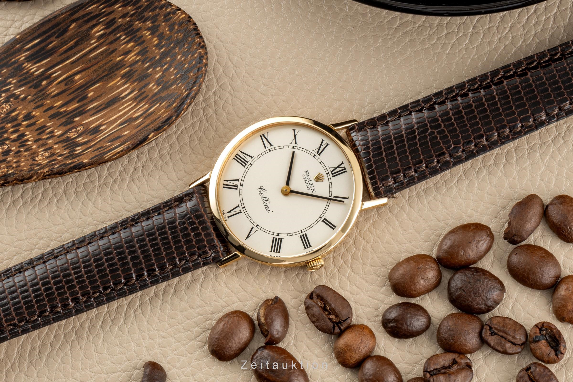 Rolex Cellini or 18 ct à remontage manuel Kal. 1601 Ref. 4112  | Zeitauktion