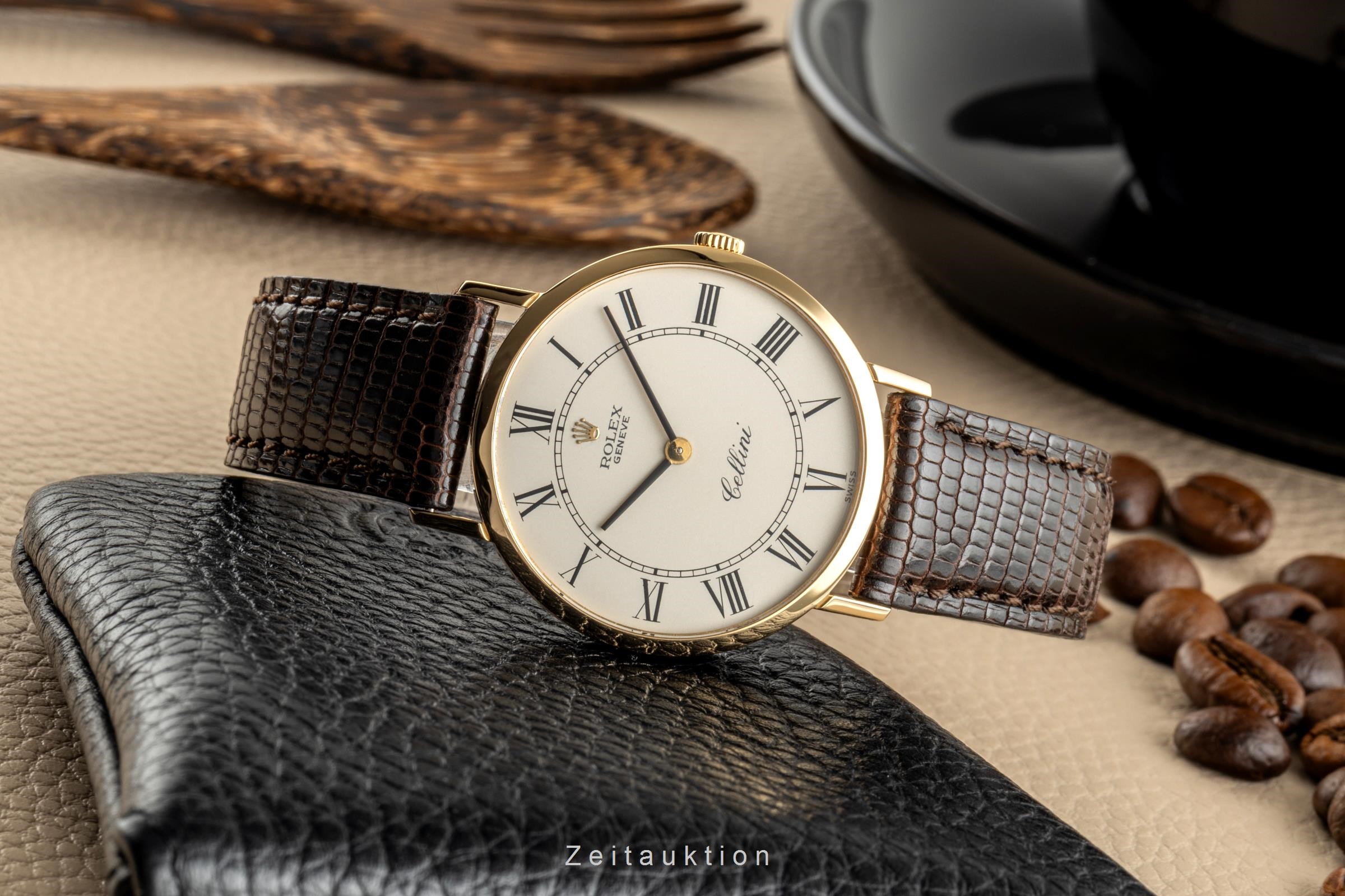 Rolex Cellini or 18 ct à remontage manuel Kal. 1601 Ref. 4112  | Zeitauktion