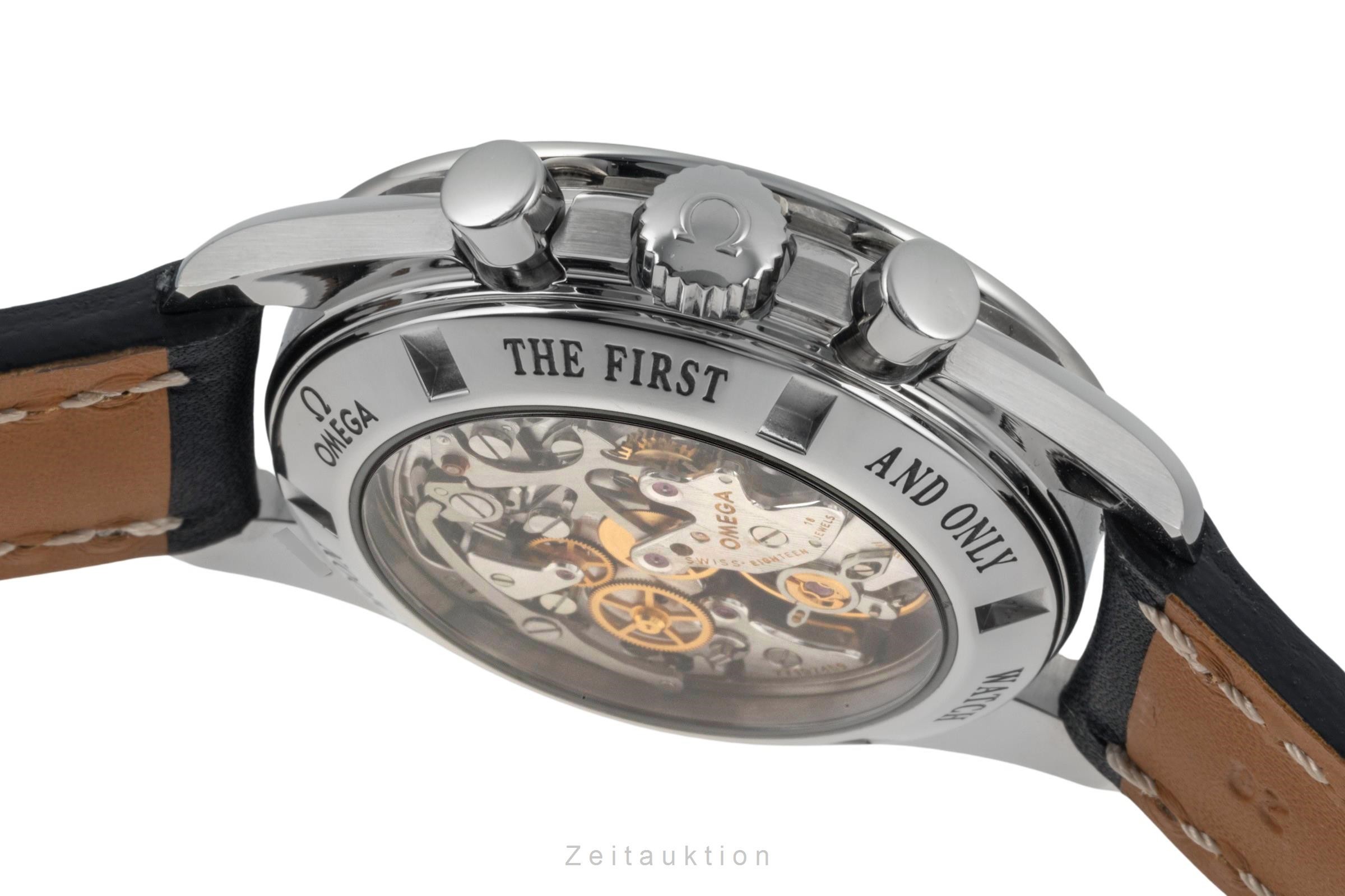 Omega Speedmaster Moonwatch chronograph steel manual winding Kal. 1863 Ref. 3573.50.00  | Zeitauktion