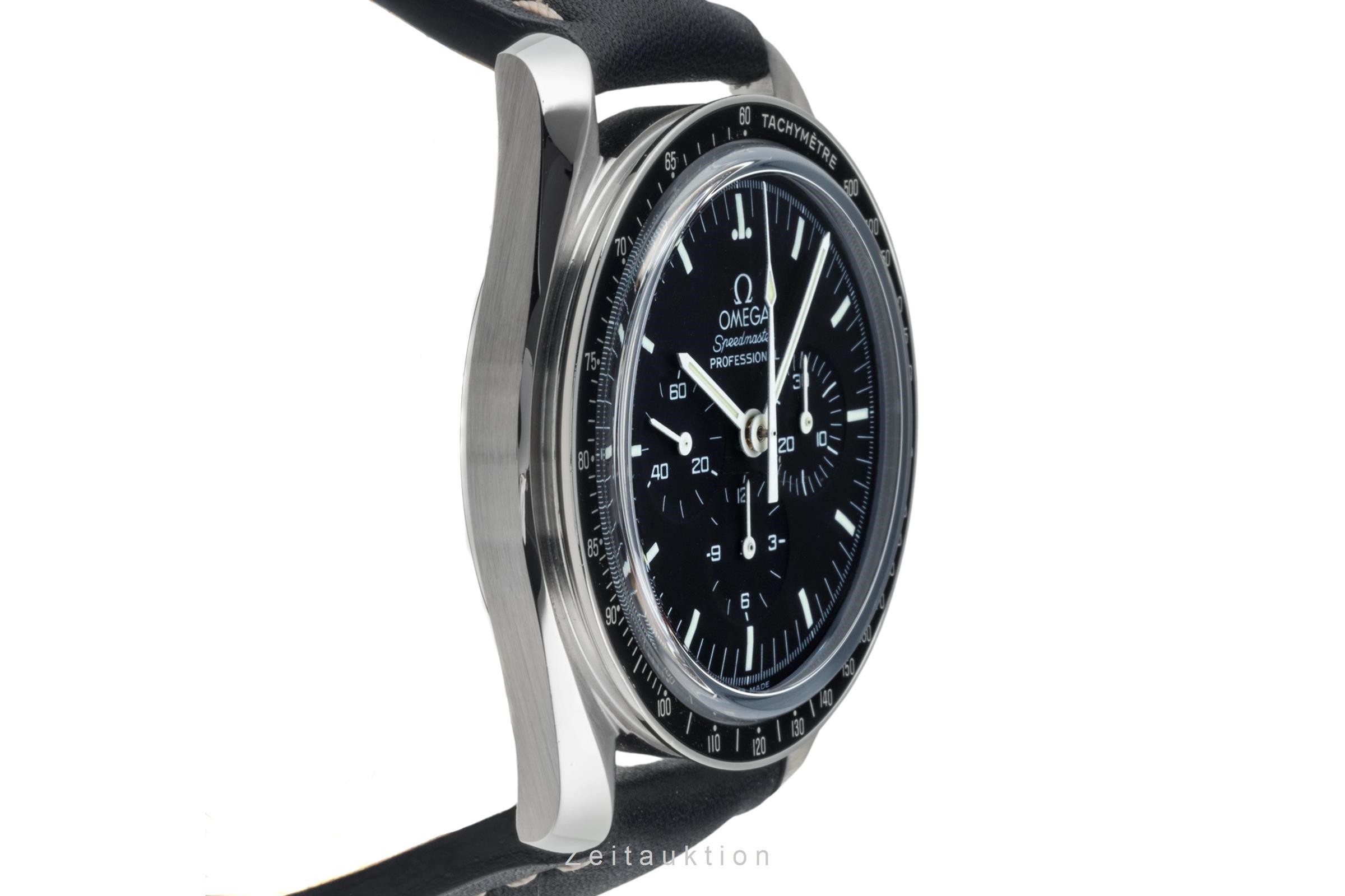 Omega Speedmaster Moonwatch chronograph steel manual winding Kal. 1863 Ref. 3573.50.00  | Zeitauktion