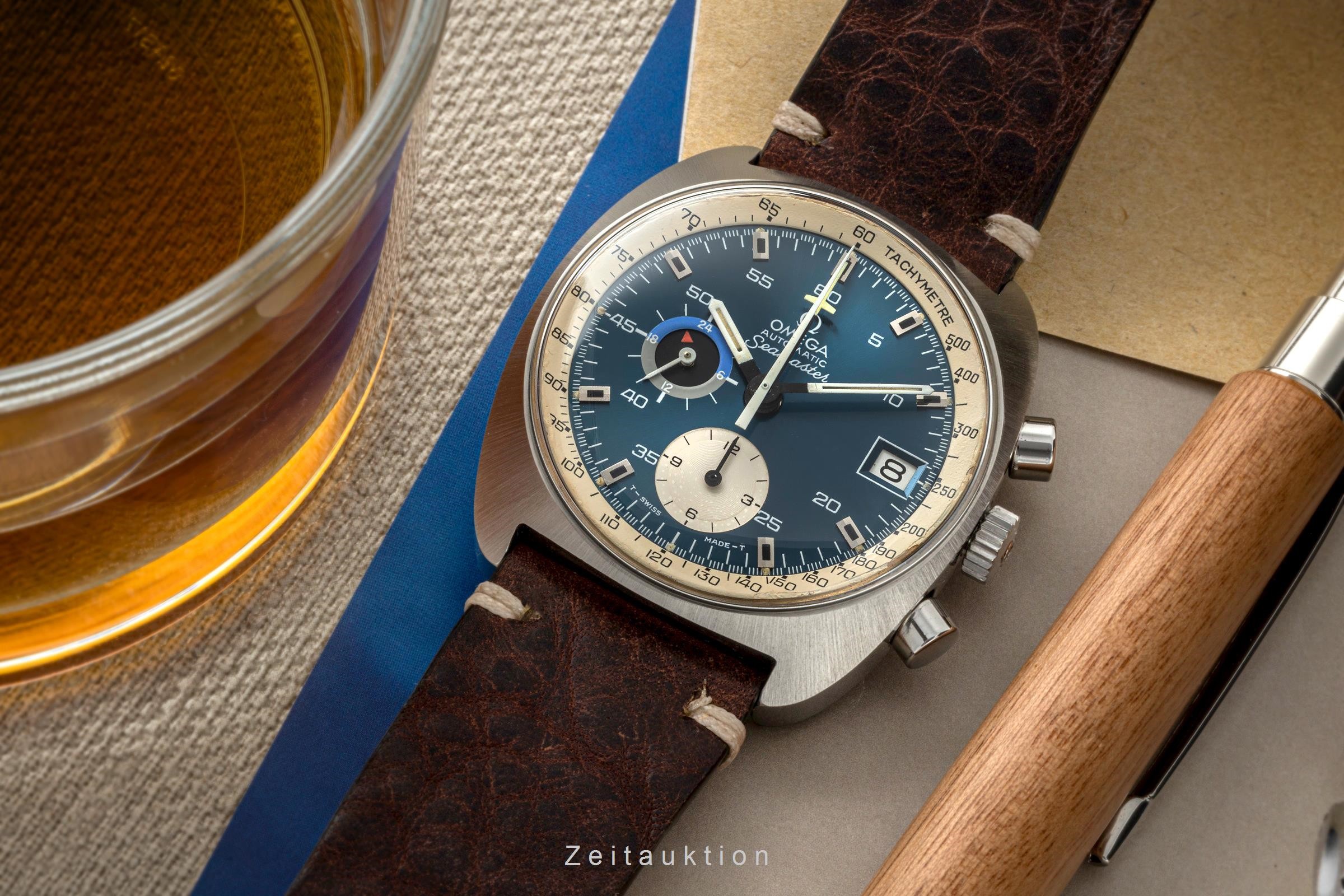 Omega Seamaster chronographe acier automatique Kal. 1040 Ref. ST 176.007 VINTAGE  | Zeitauktion