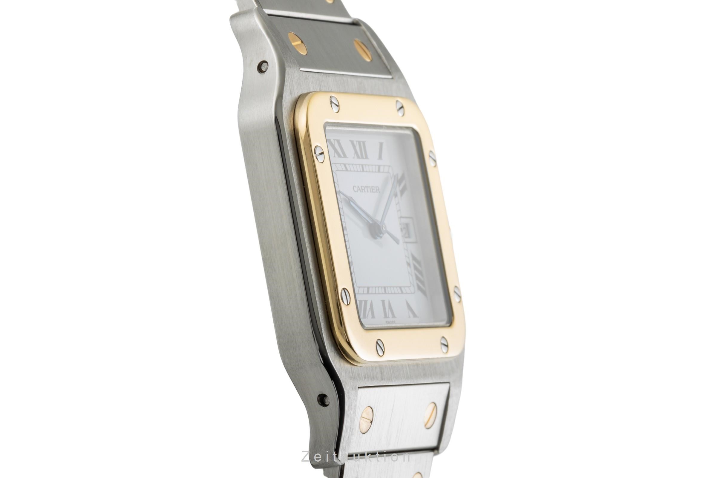 Cartier Santos acciaio / oro automatismo Ref. 2961  | Zeitauktion