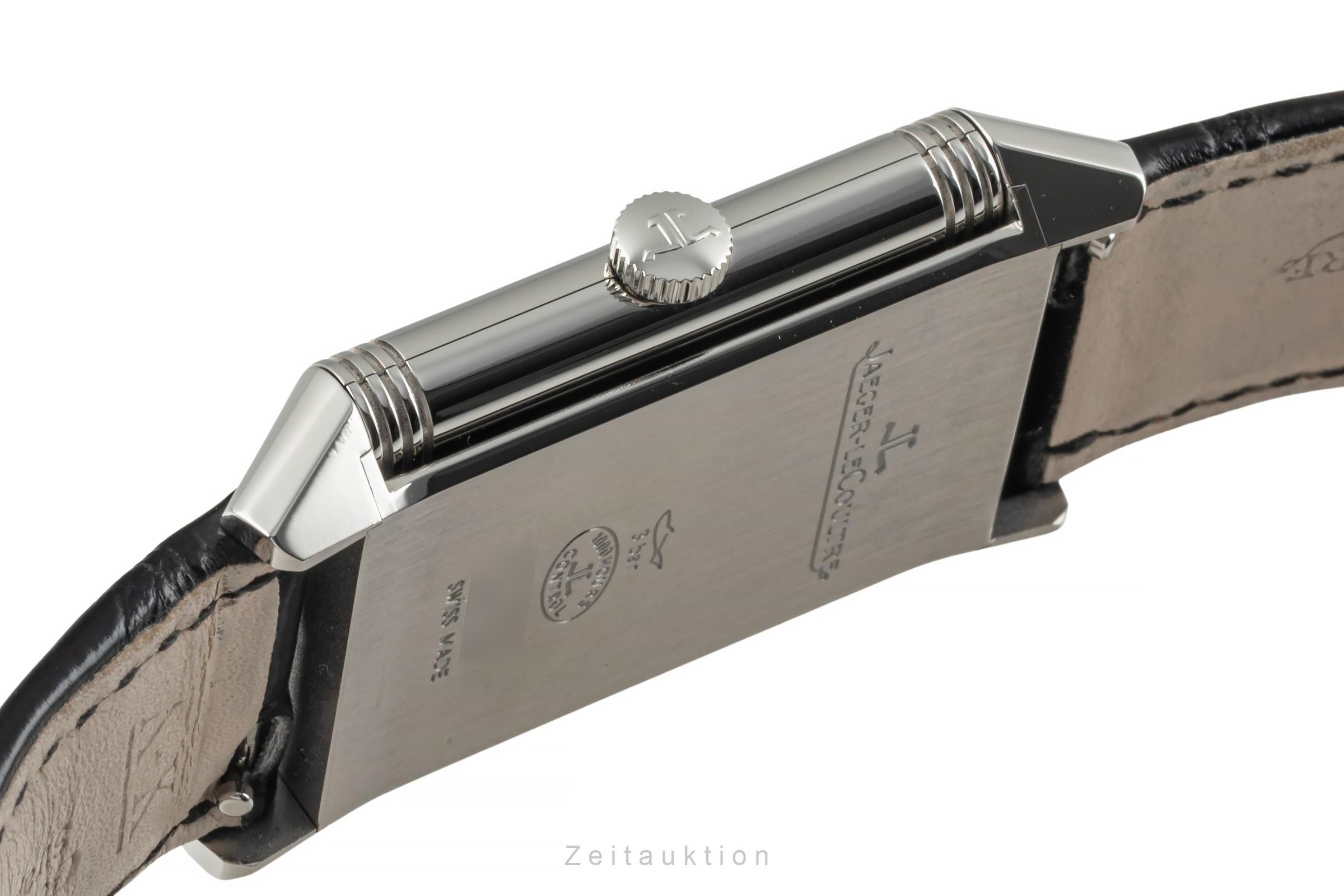 Jaeger-LeCoultre Reverso steel manual winding Kal. 822/2 Ref. Q2438520, 213.8.62  | Zeitauktion