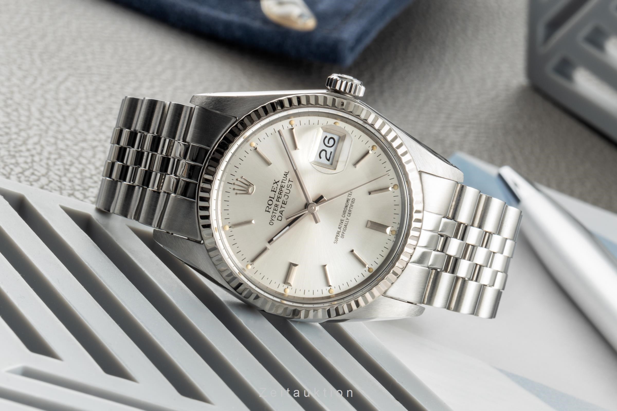 Rolex Datejust acero automático Kal. 3035 Ref. 16014  | Zeitauktion