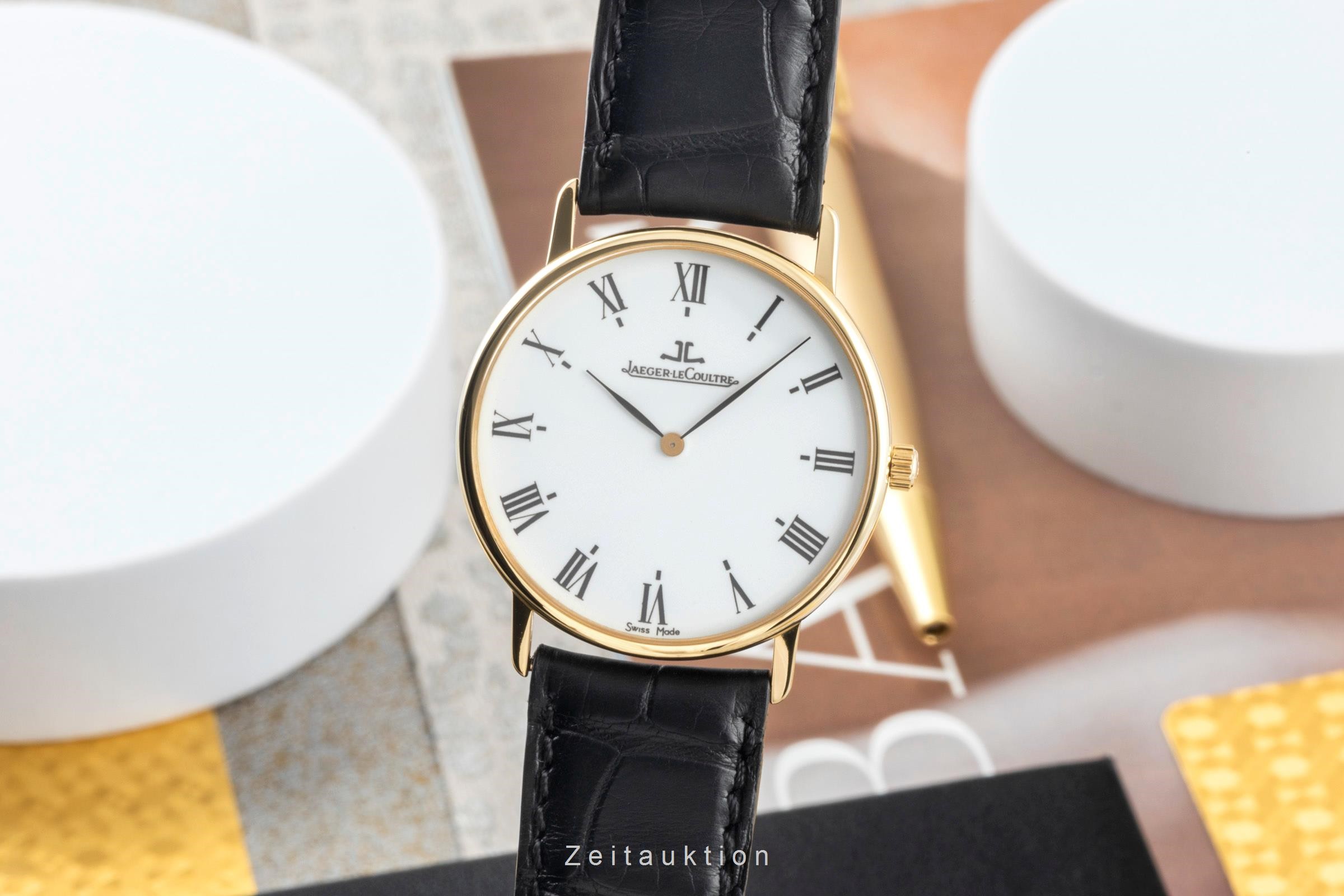 Jaeger LeCoultre Classique Ultra Thin 18k Gold Quarz Kal. 609 Ref. 111.1.09  | Zeitauktion