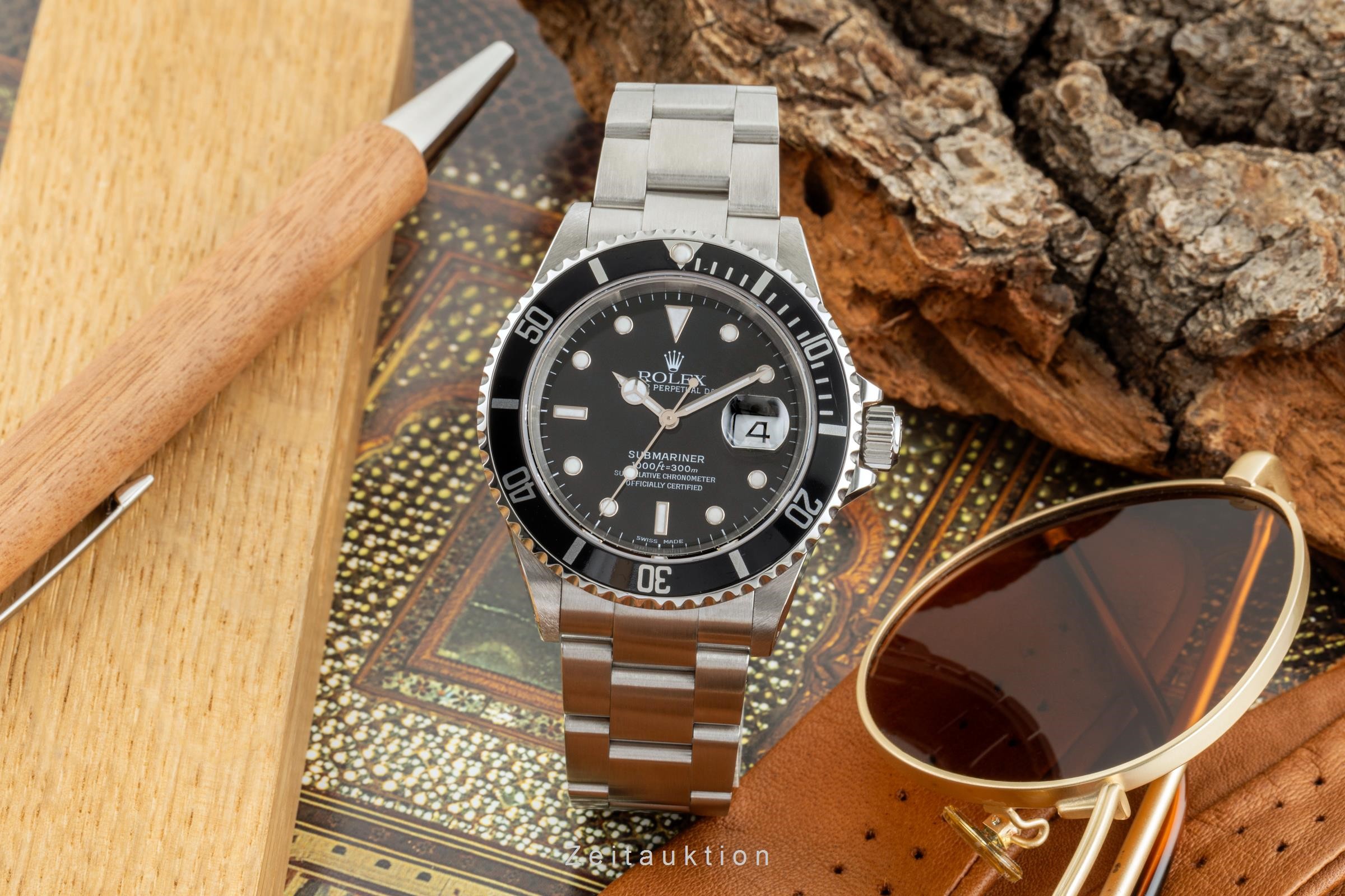 Rolex Submariner Stahl Automatik Kal. 3135 Ref. 16610  | Zeitauktion
