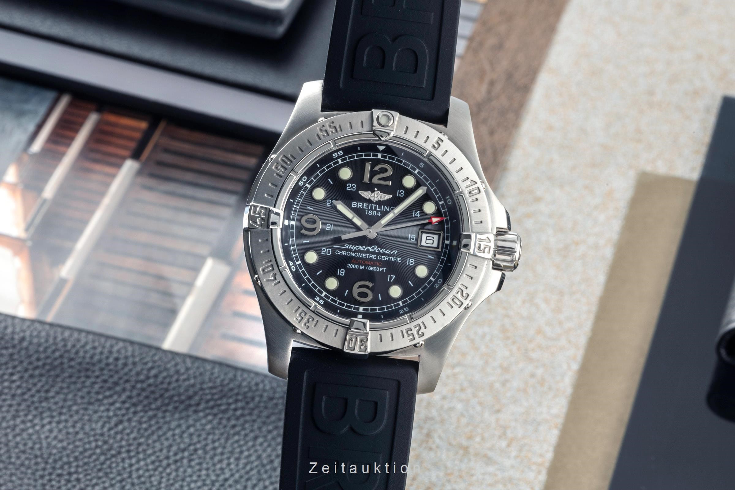 Breitling Superocean acier automatique Kal. B17 Ref. A17390  | Zeitauktion