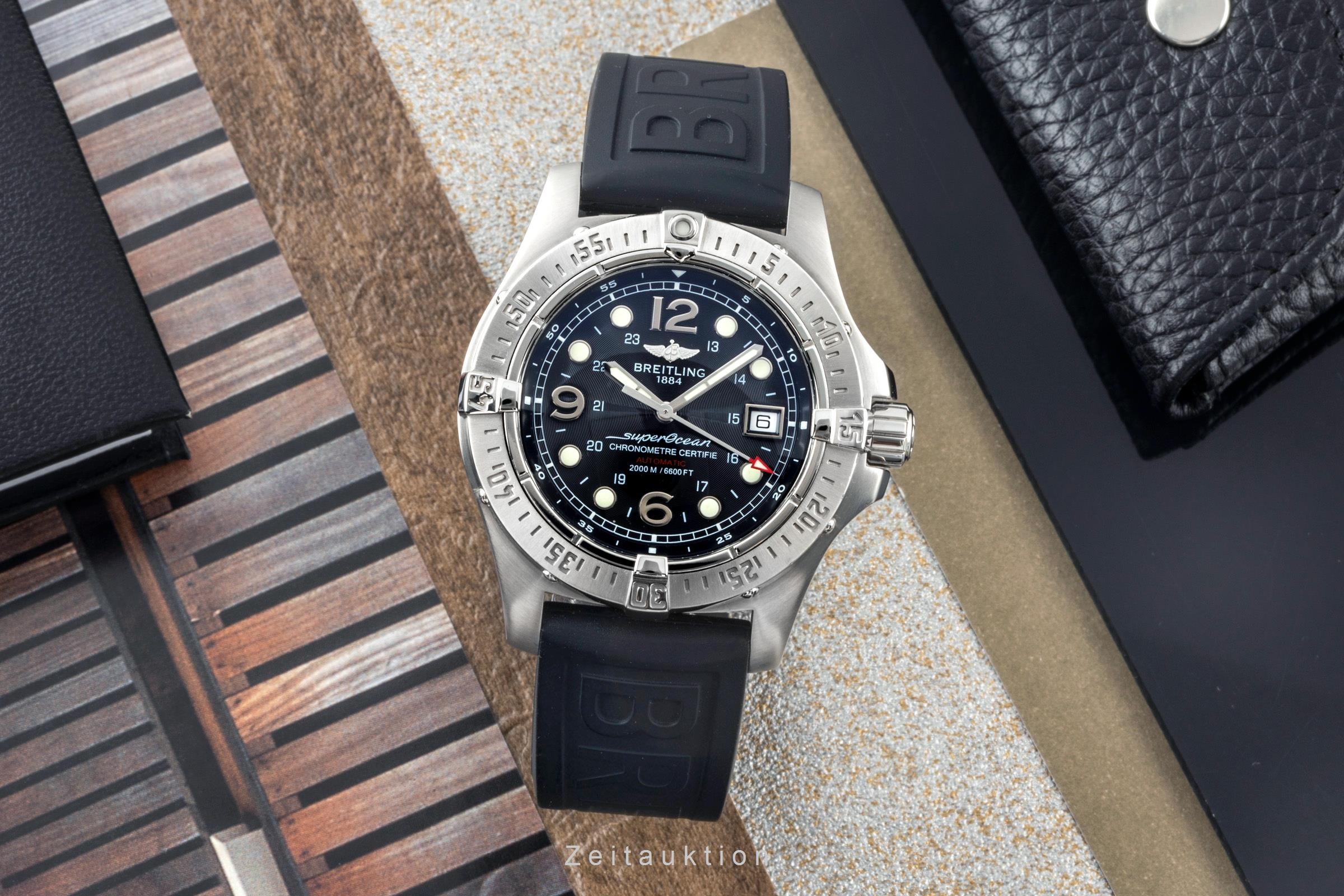 Breitling Superocean steel automatic Kal. B17 Ref. A17390  | Zeitauktion