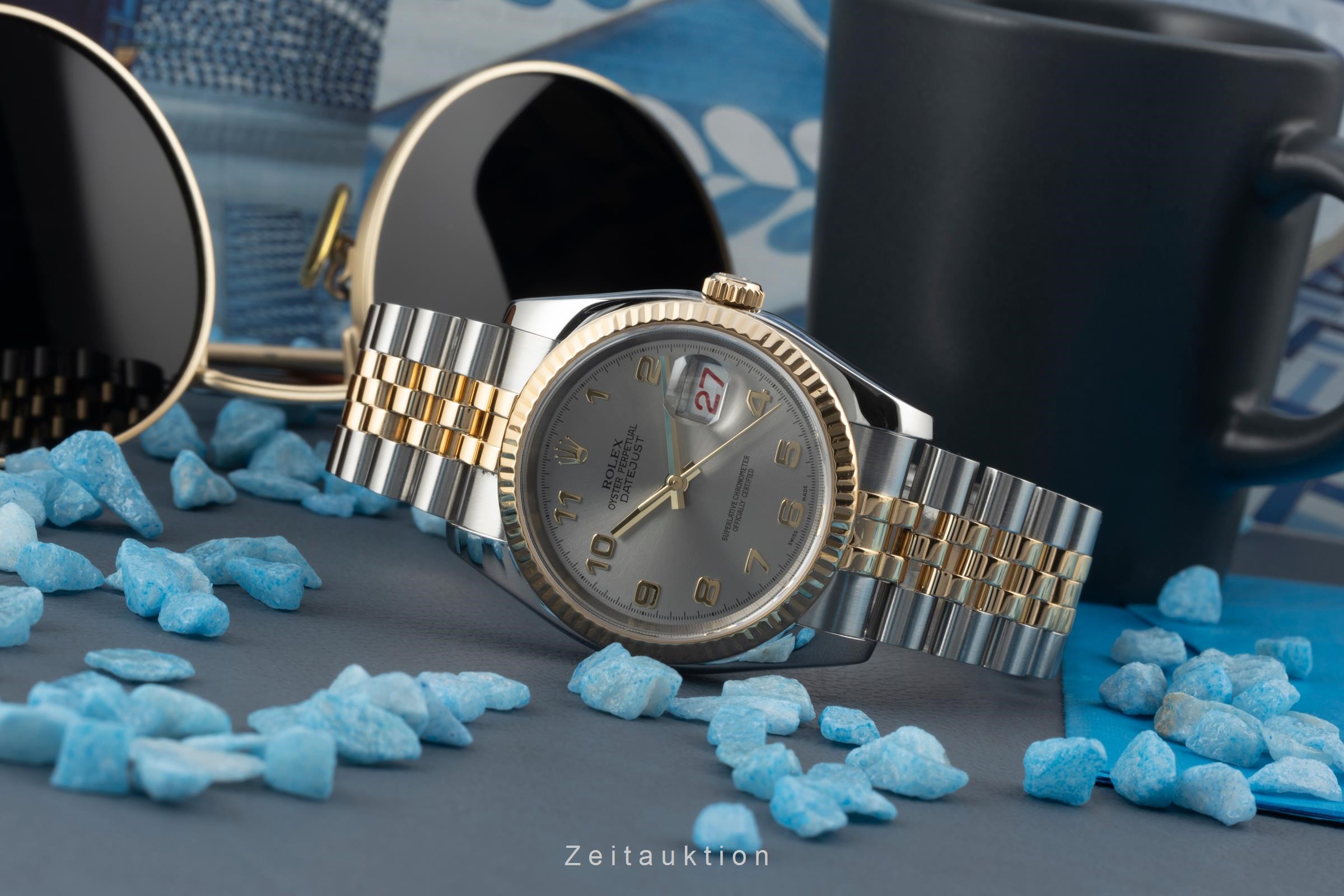 Rolex Datejust acier / or  automatique Kal. 3135 Ref. 116233  | Zeitauktion