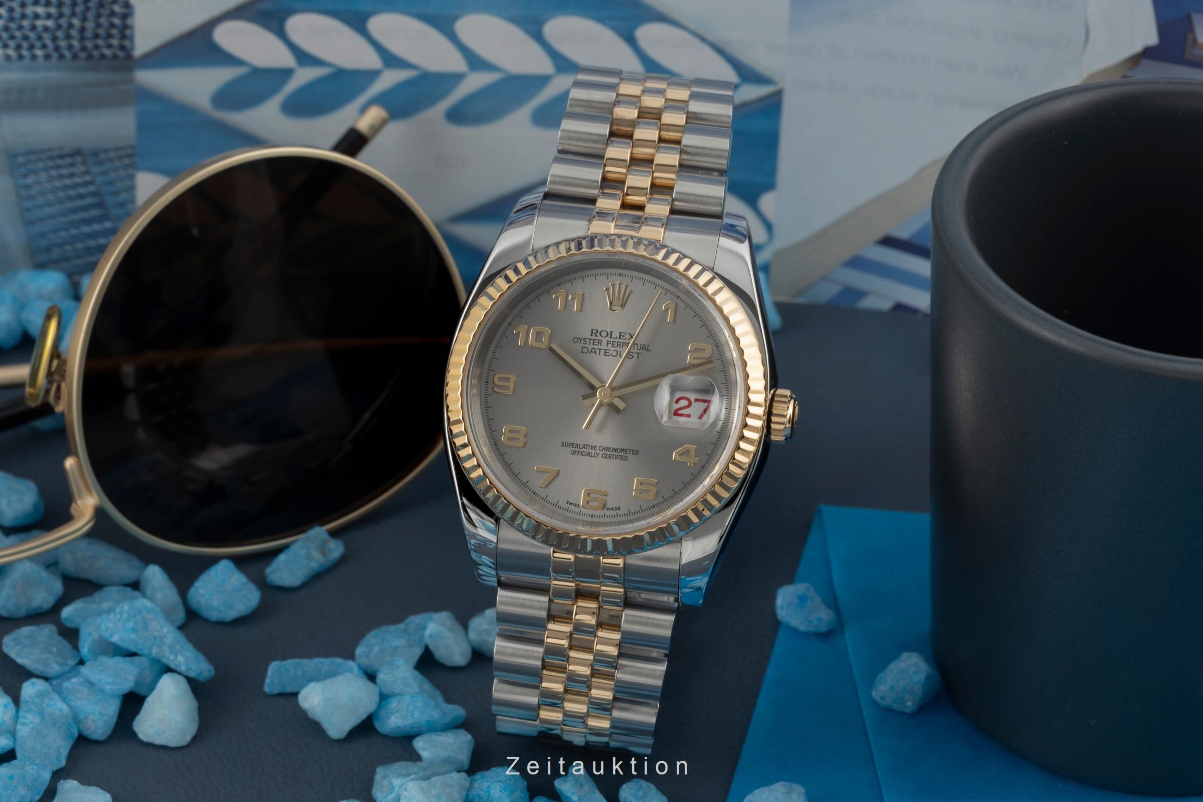 Rolex Datejust acier / or  automatique Kal. 3135 Ref. 116233  | Zeitauktion