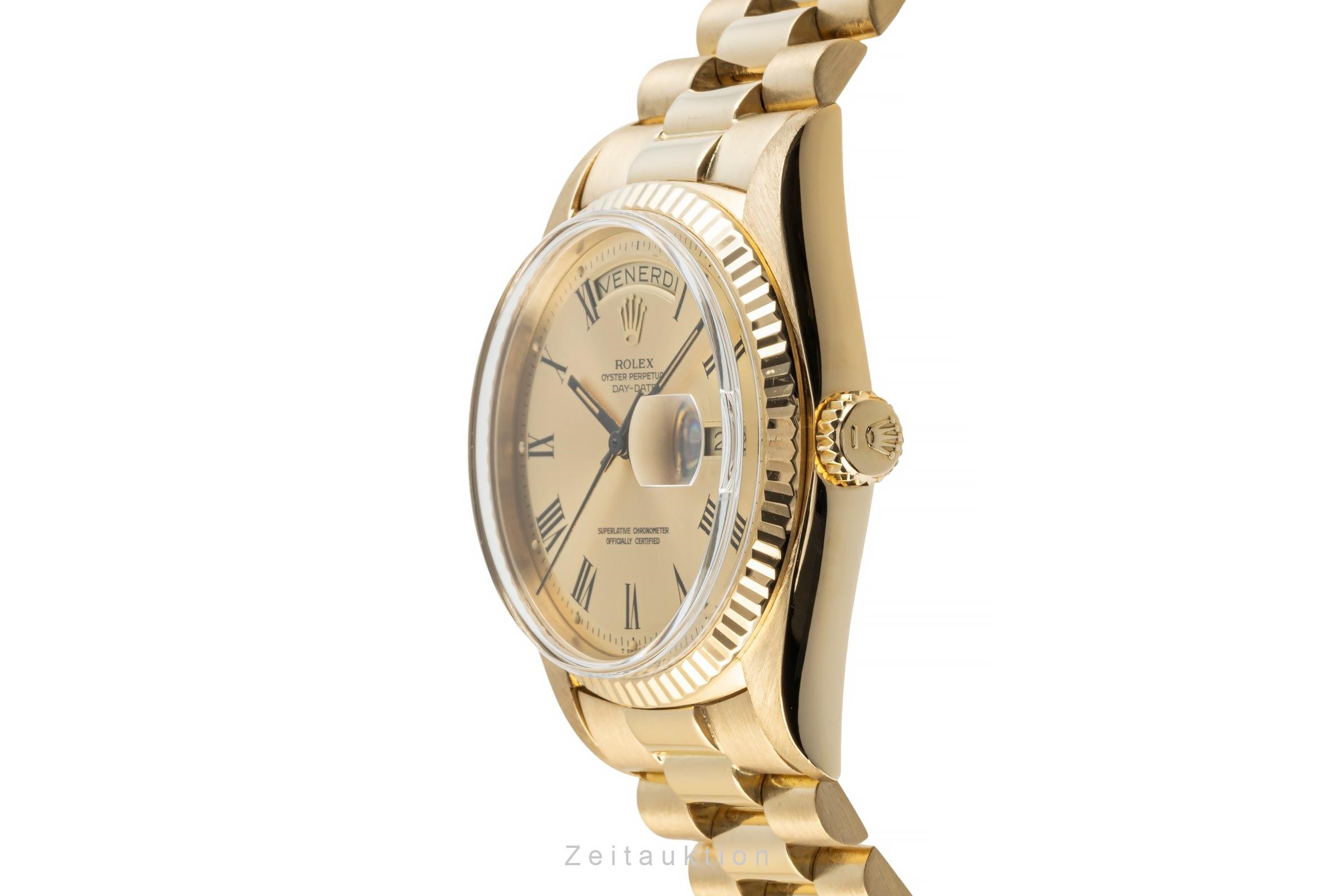 Rolex Day-Date 18 ct gold automatic Kal. 1556 Ref. 1803  | Zeitauktion