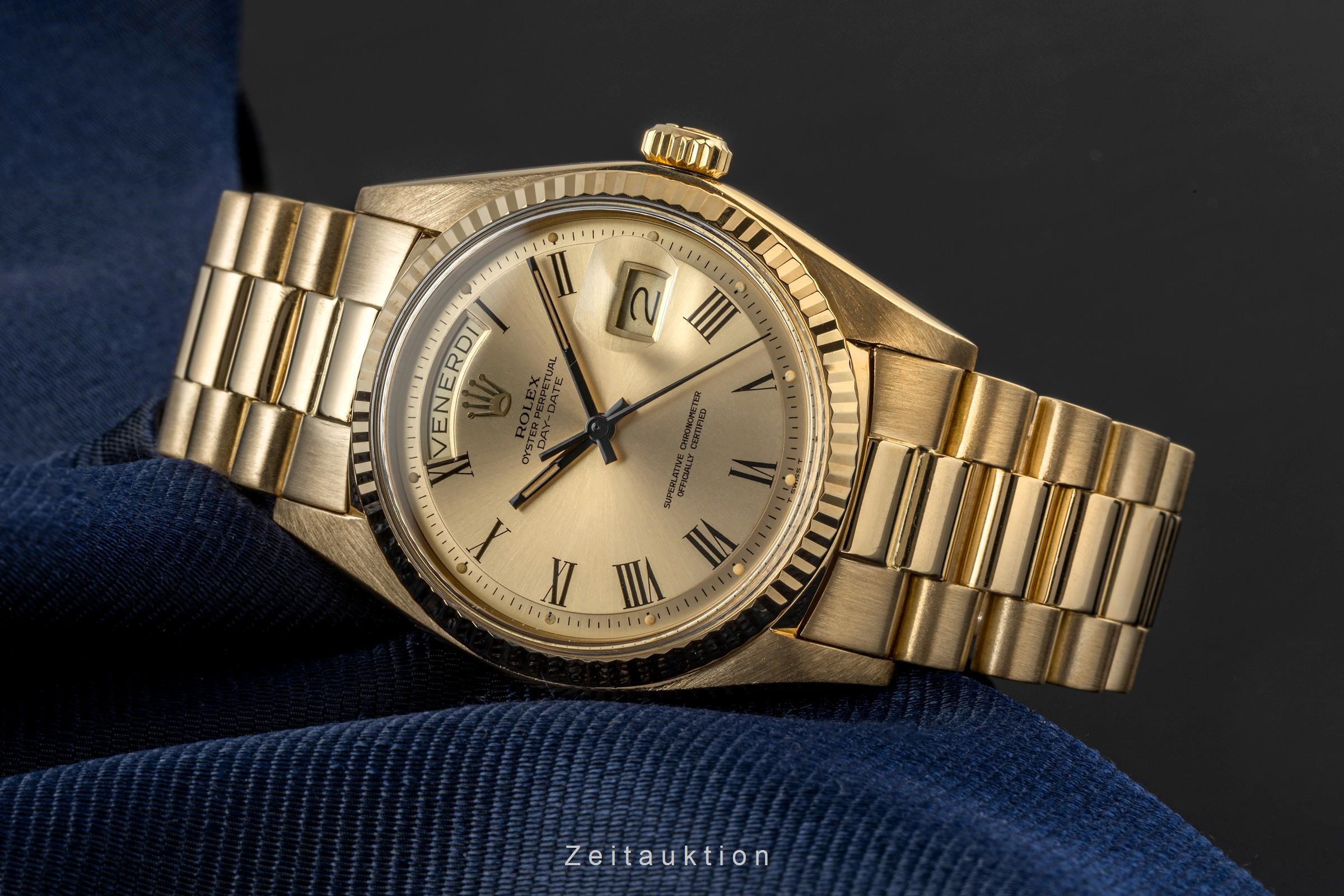 Rolex Day-Date 18 ct gold automatic Kal. 1556 Ref. 1803  | Zeitauktion