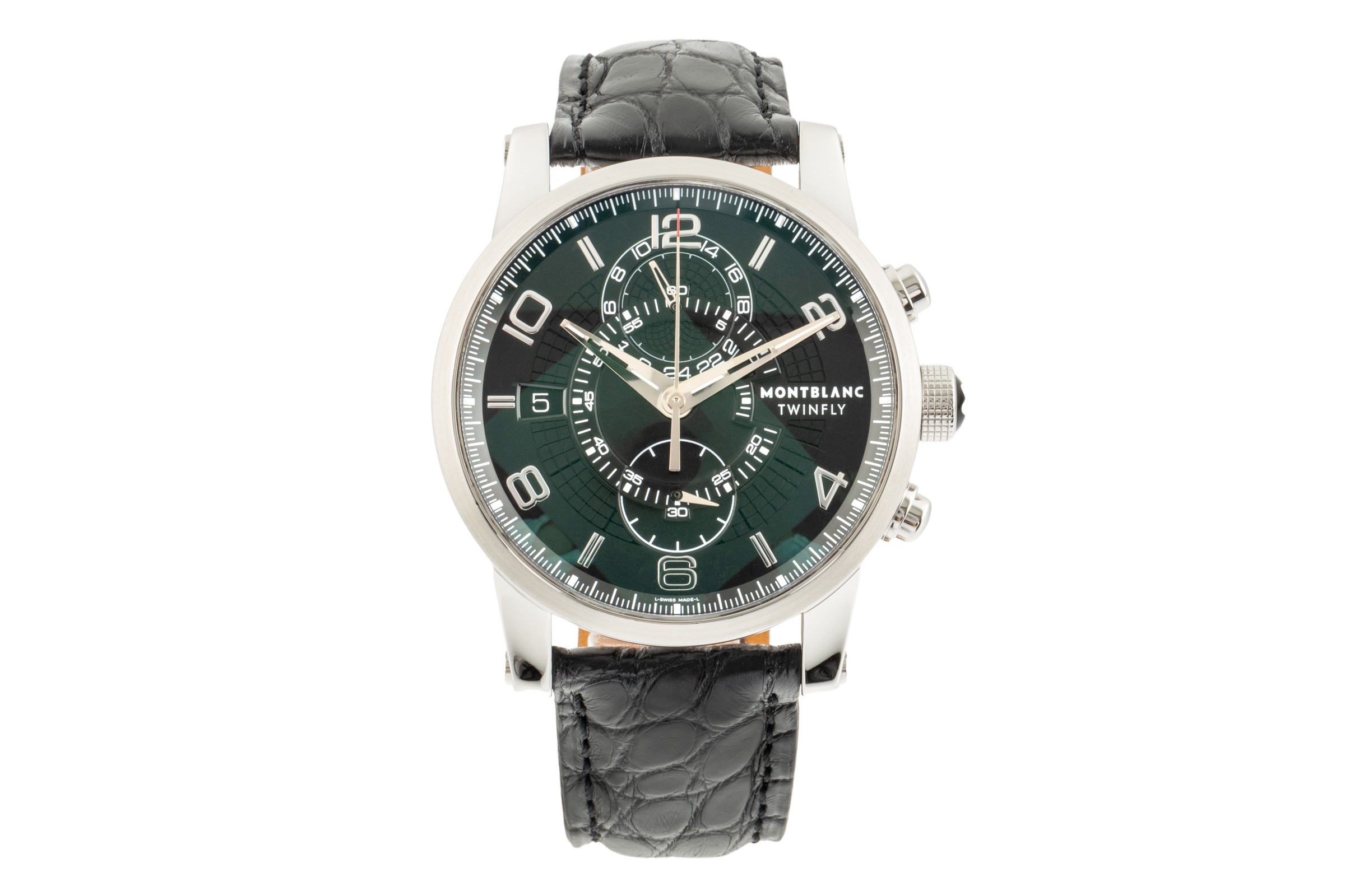 Montblanc TimeWalker TwinFly Chronograph chronograph steel automatic Kal. MB LL100 Ref. 7175  | Zeitauktion