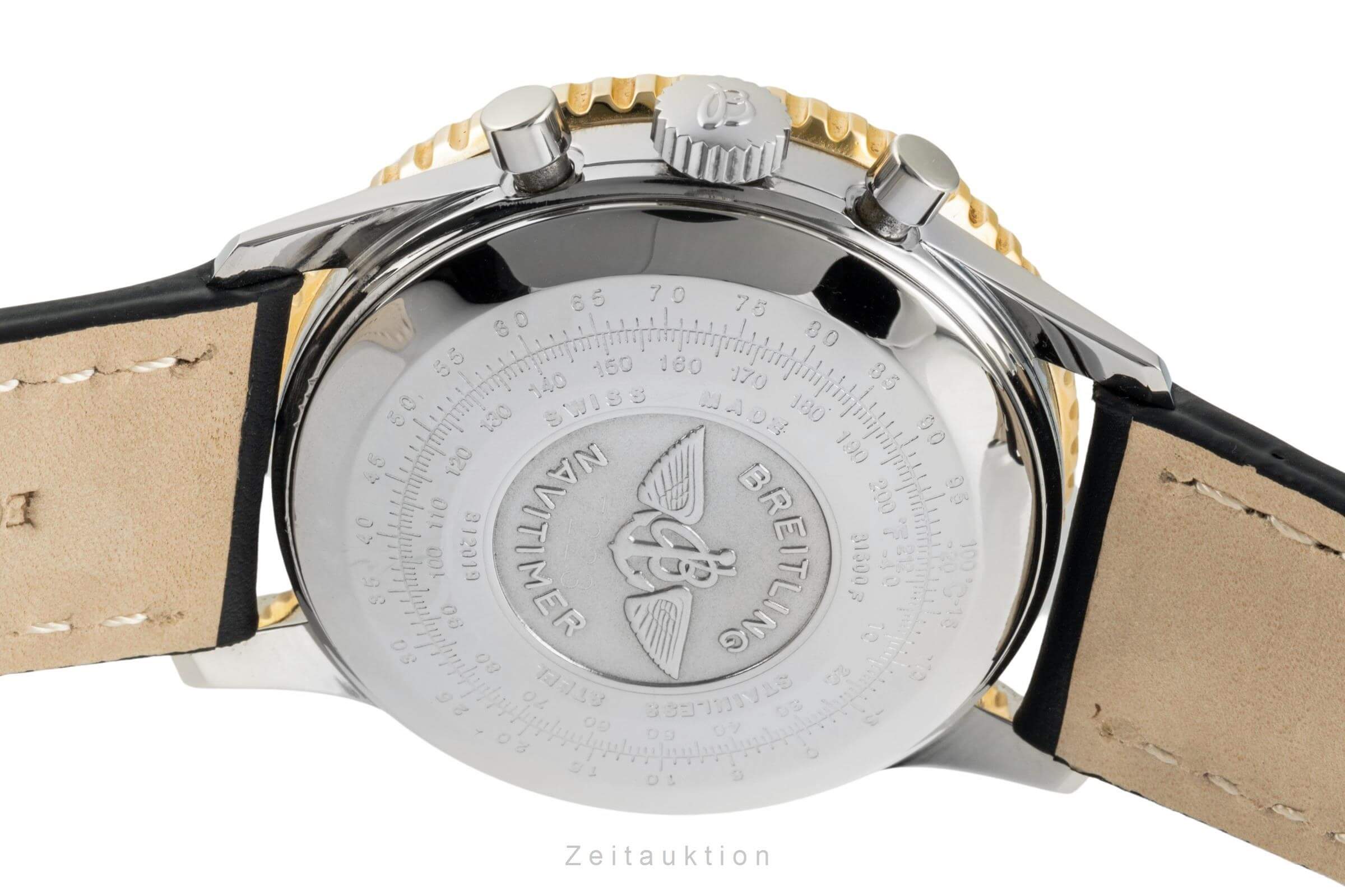 Breitling Navitimer Cosmonaute cronografo acciaio / oro carica manuale Kal. B12 Ref. B12019, 81600  | Zeitauktion