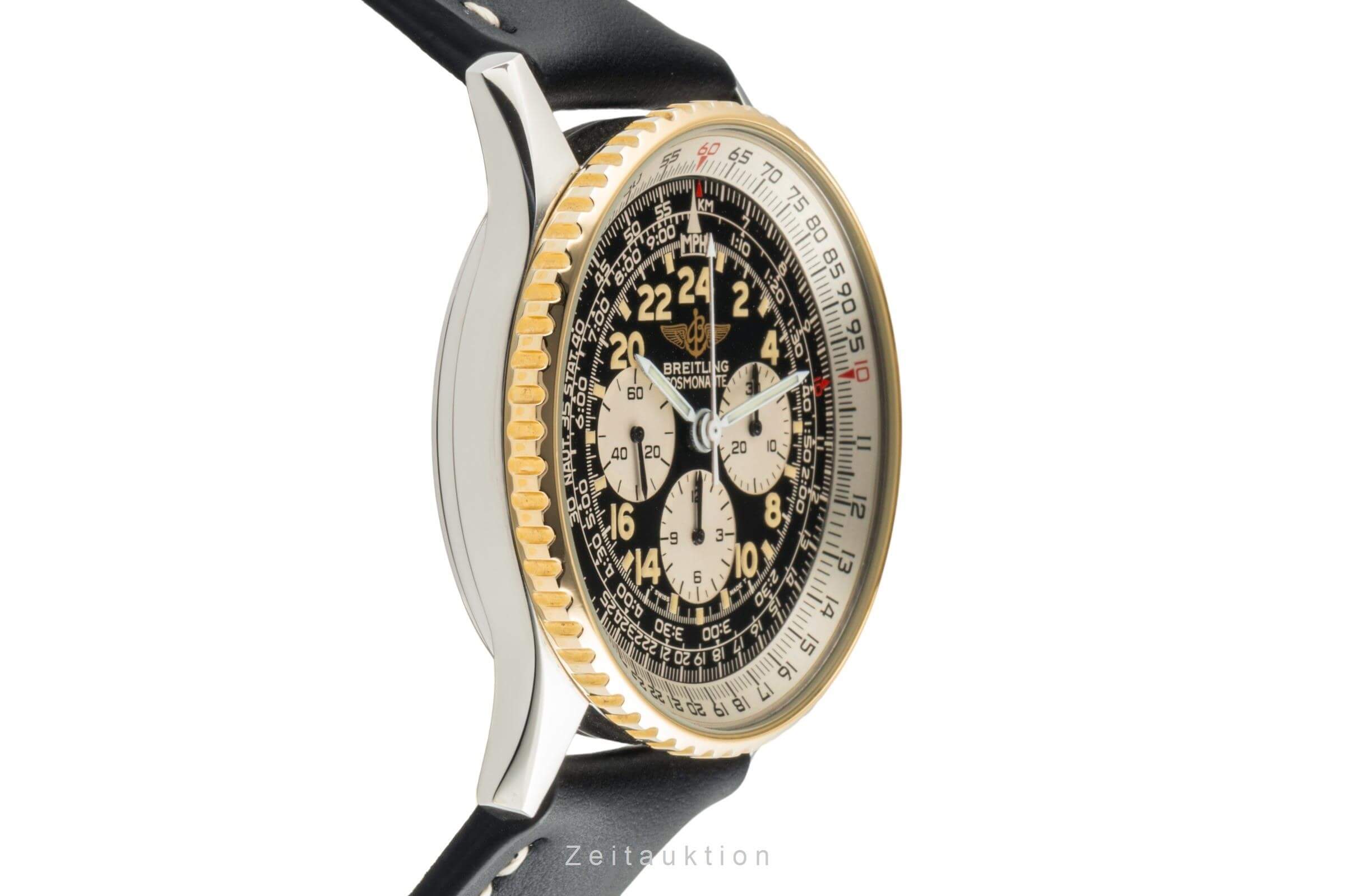 Breitling Navitimer Cosmonaute cronografo acciaio / oro carica manuale Kal. B12 Ref. B12019, 81600  | Zeitauktion