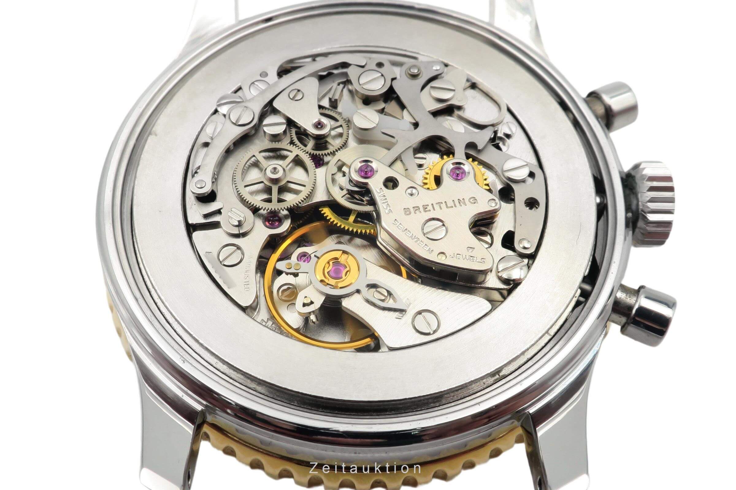Breitling Navitimer Cosmonaute cronografo acciaio / oro carica manuale Kal. B12 Ref. B12019, 81600  | Zeitauktion