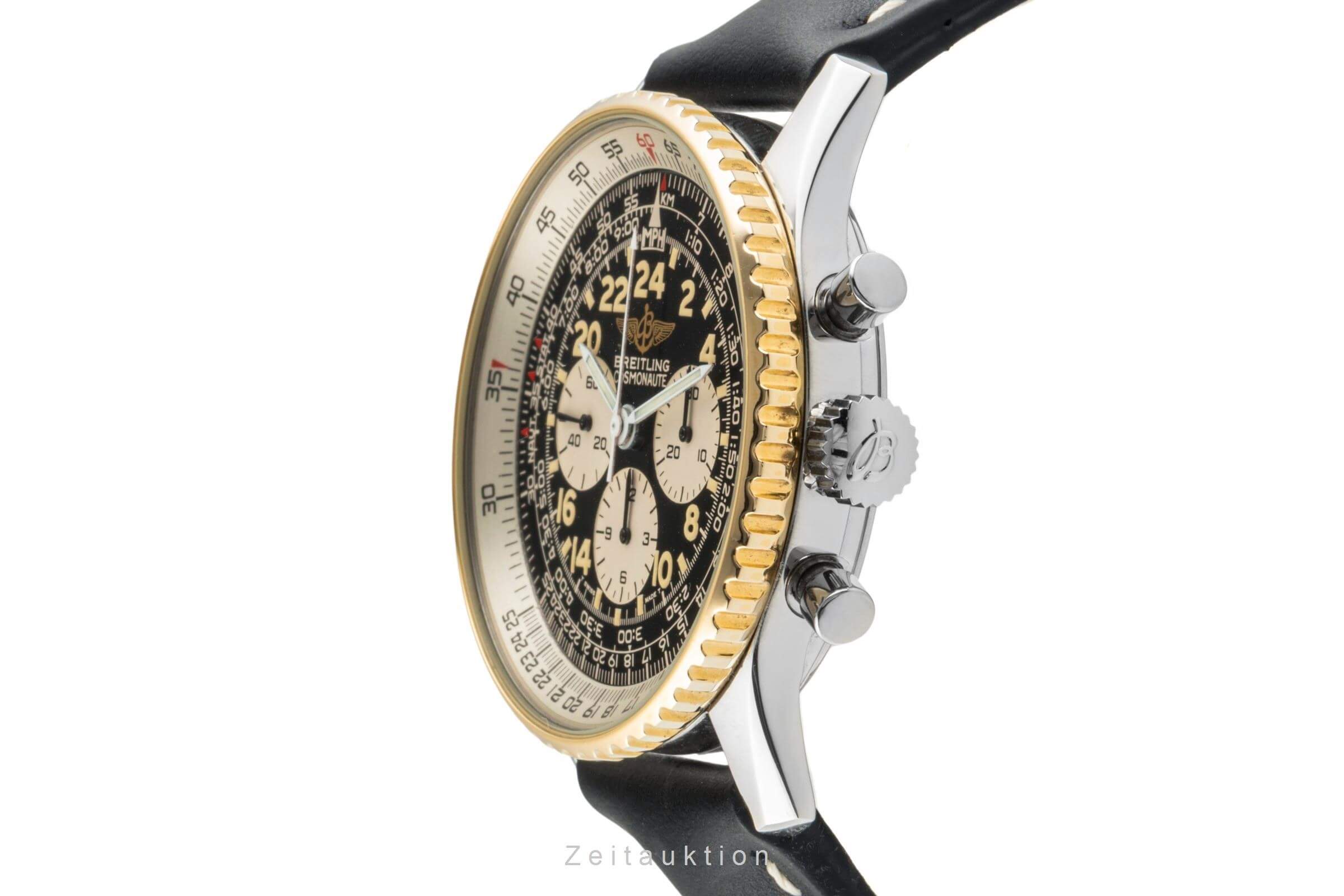 Breitling Navitimer Cosmonaute cronografo acciaio / oro carica manuale Kal. B12 Ref. B12019, 81600  | Zeitauktion