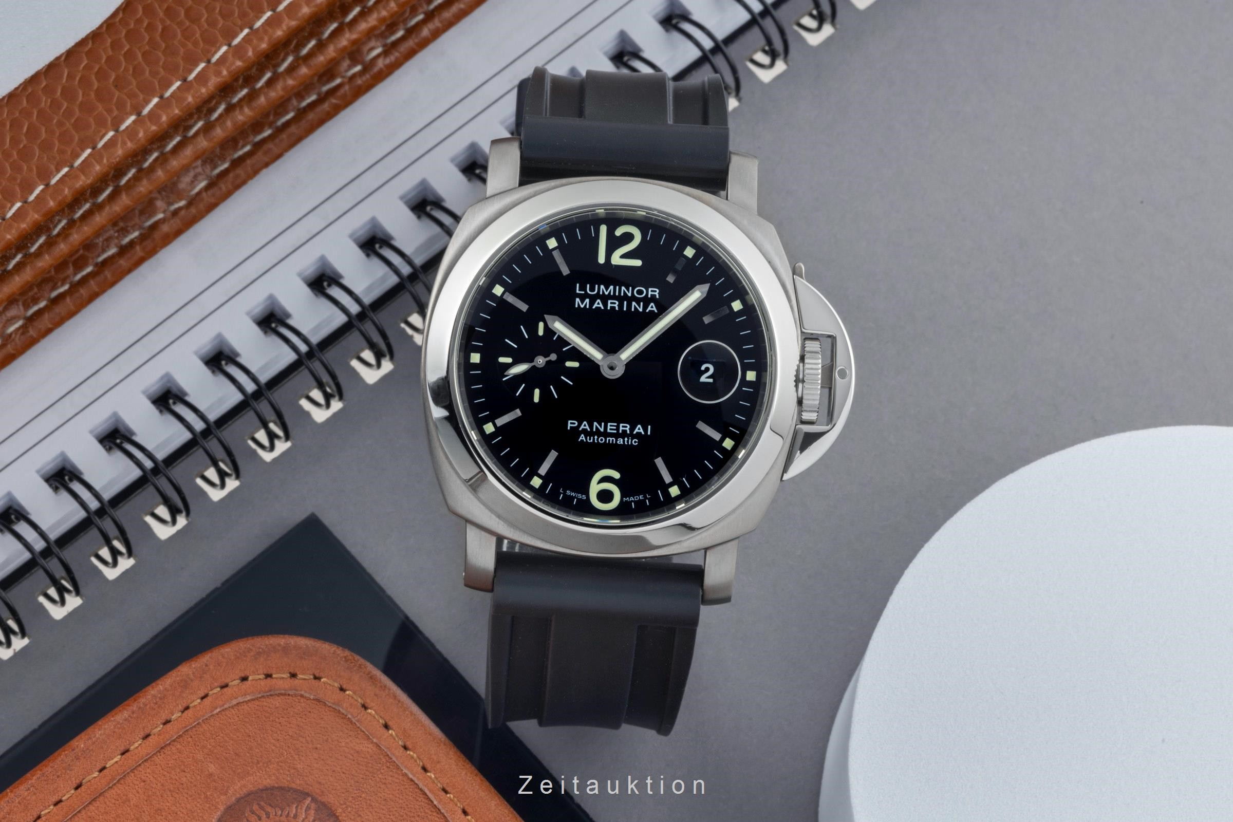 Panerai Luminor Marina acciaio / titanio automatismo Kal. 7750-P1 Ref. PAM00165  | Zeitauktion