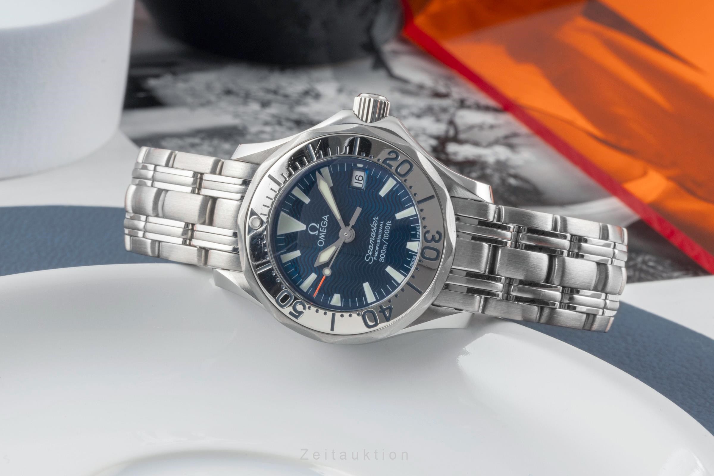 Omega Seamaster Stahl Quarz Kal. 1424 Ref. 2584.80.00  | Zeitauktion