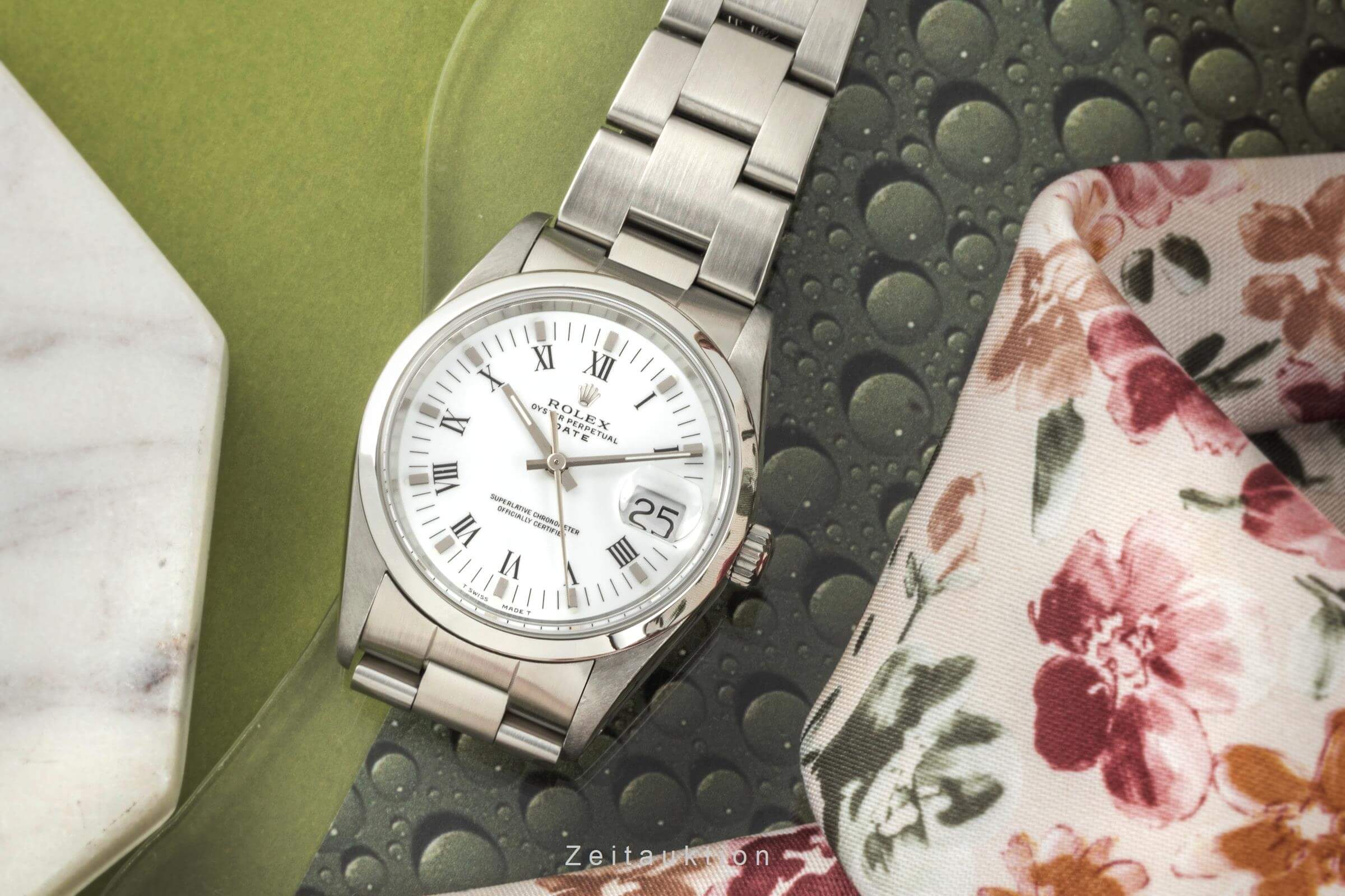 Rolex Date acciaio automatismo Kal. 3135 Ref. 15200  | Zeitauktion