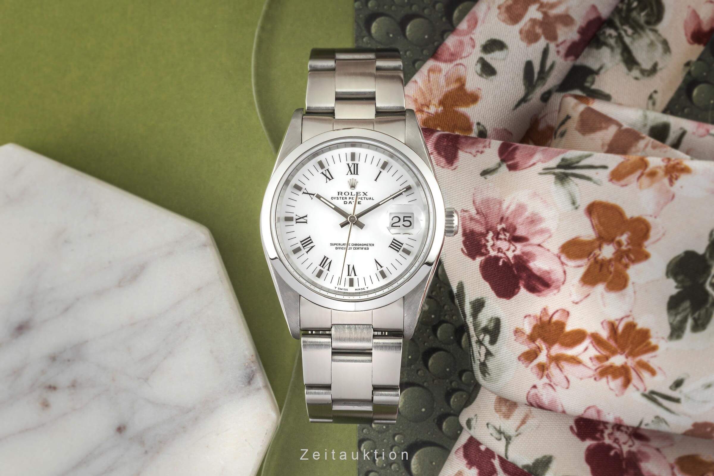 Rolex Date acciaio automatismo Kal. 3135 Ref. 15200  | Zeitauktion