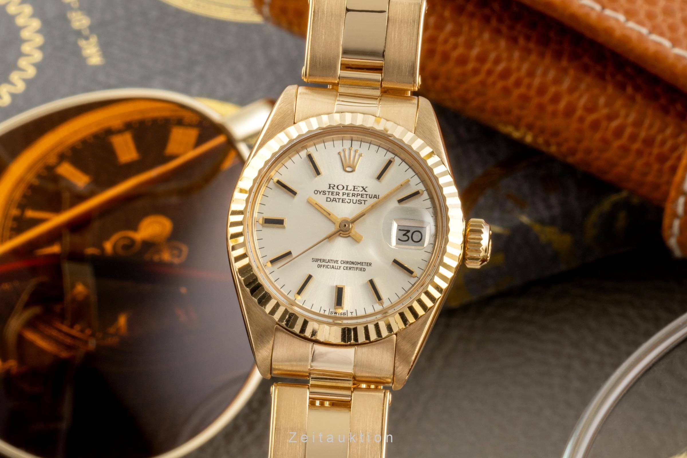 Rolex Lady Datejust 18k Gold Automatik Kal. 2030 Ref. 6917  | Zeitauktion