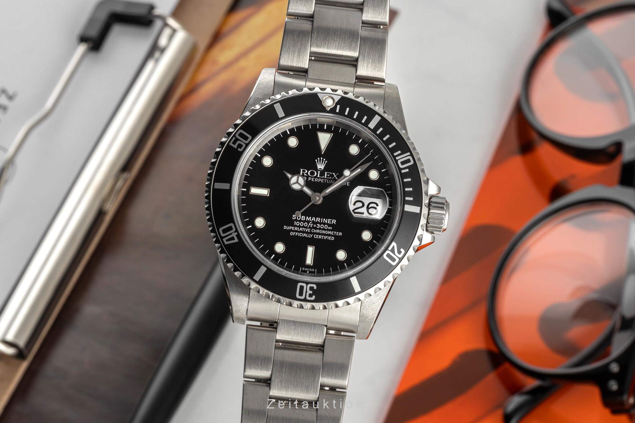 Rolex Submariner acier automatique Kal. 3135 Ref. 16610  | Zeitauktion