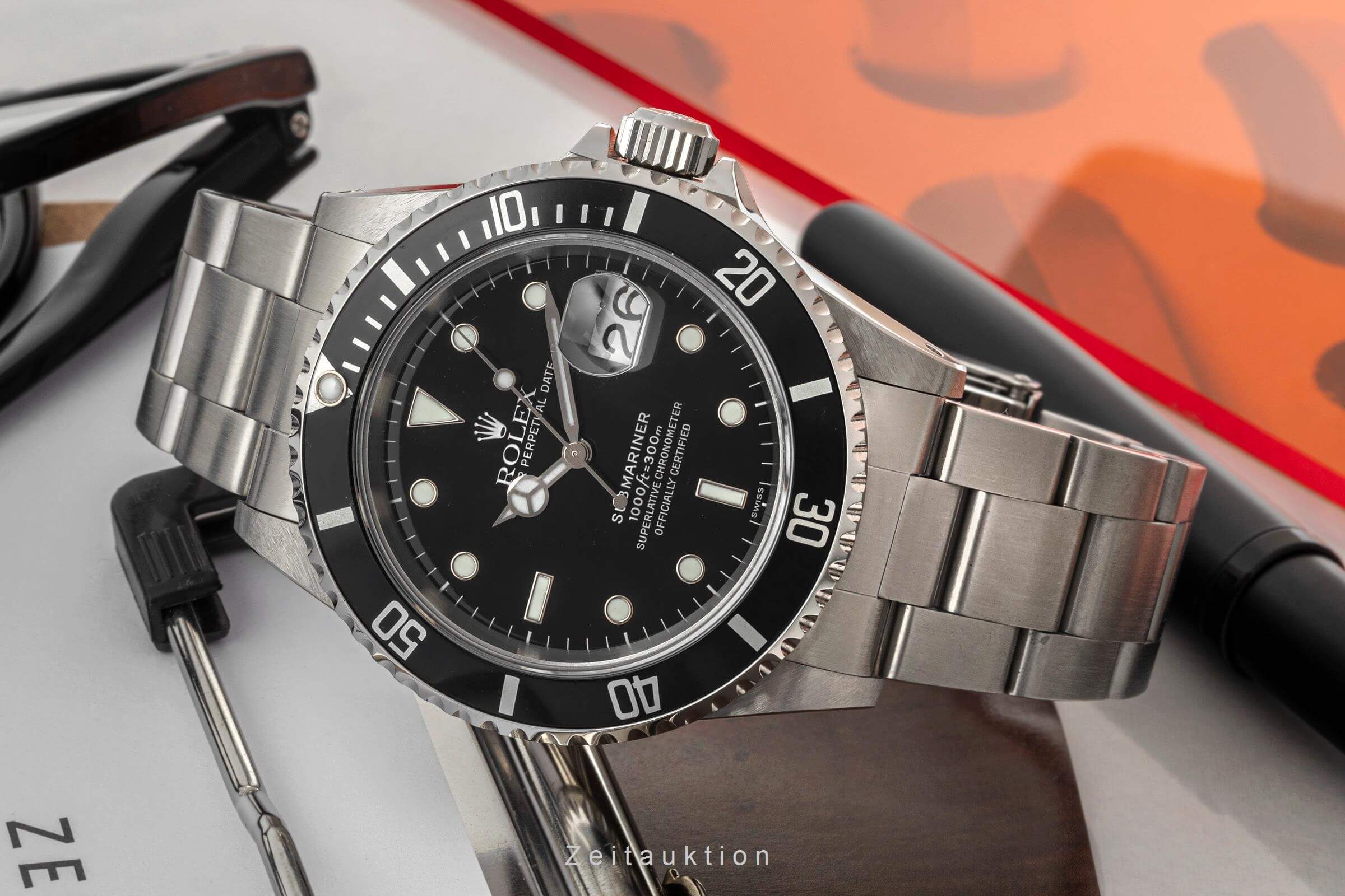 Rolex Submariner acciaio automatismo Kal. 3135 Ref. 16610  | Zeitauktion