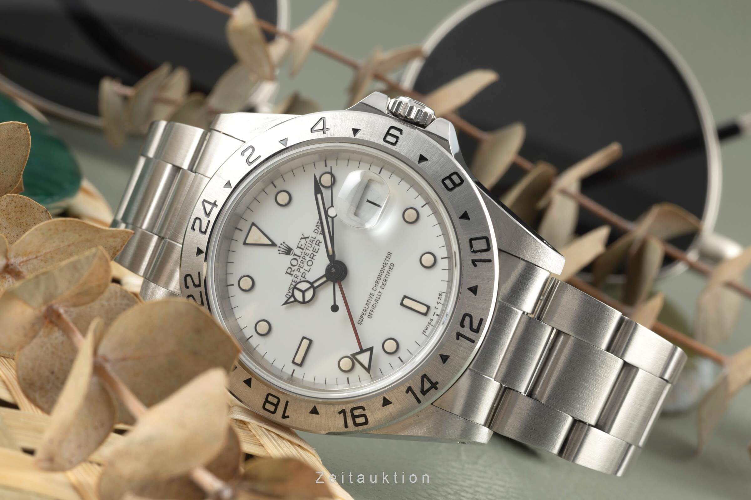 Rolex Explorer II acciaio automatismo Kal. 3185 Ref. 16570  | Zeitauktion