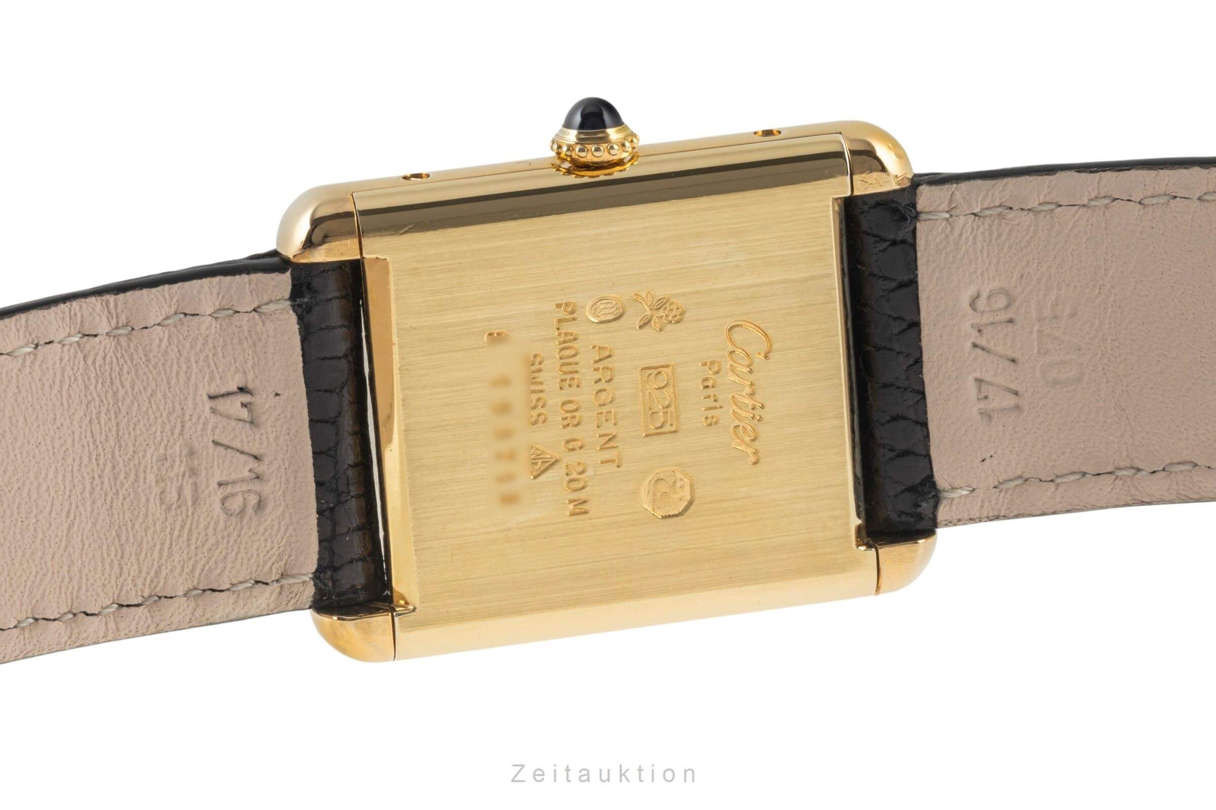 Cartier Tank silver-gilt manual winding Kal. 78-1  | Zeitauktion