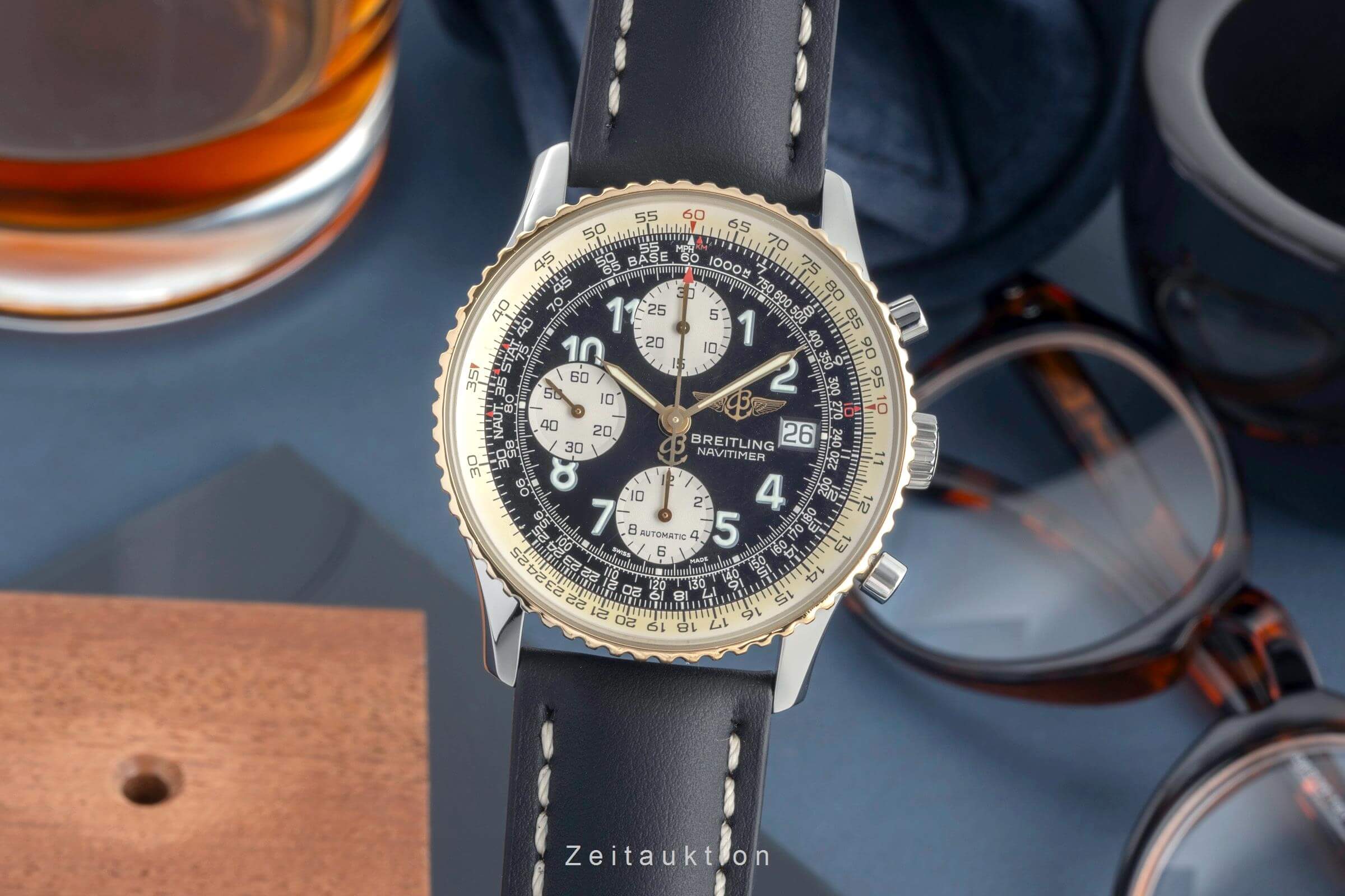 Breitling Navitimer Chronograph Stahl / Gold Automatik Kal. B13 