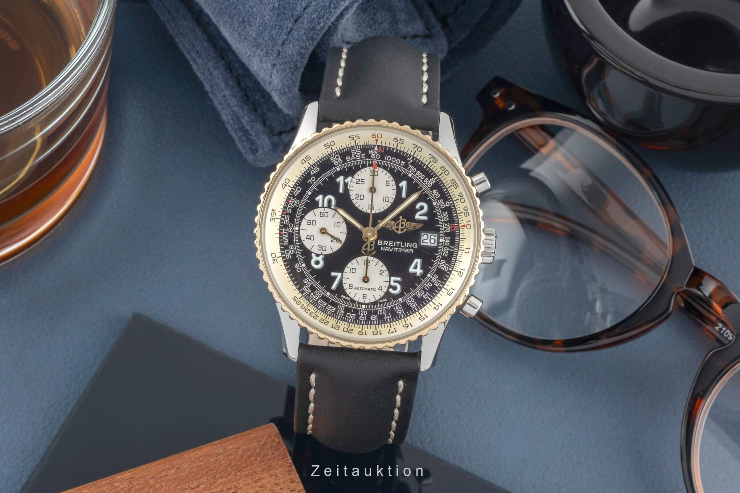 Breitling Navitimer cronografo acciaio / oro automatismo Kal. B13 Ref. D13022  | Zeitauktion