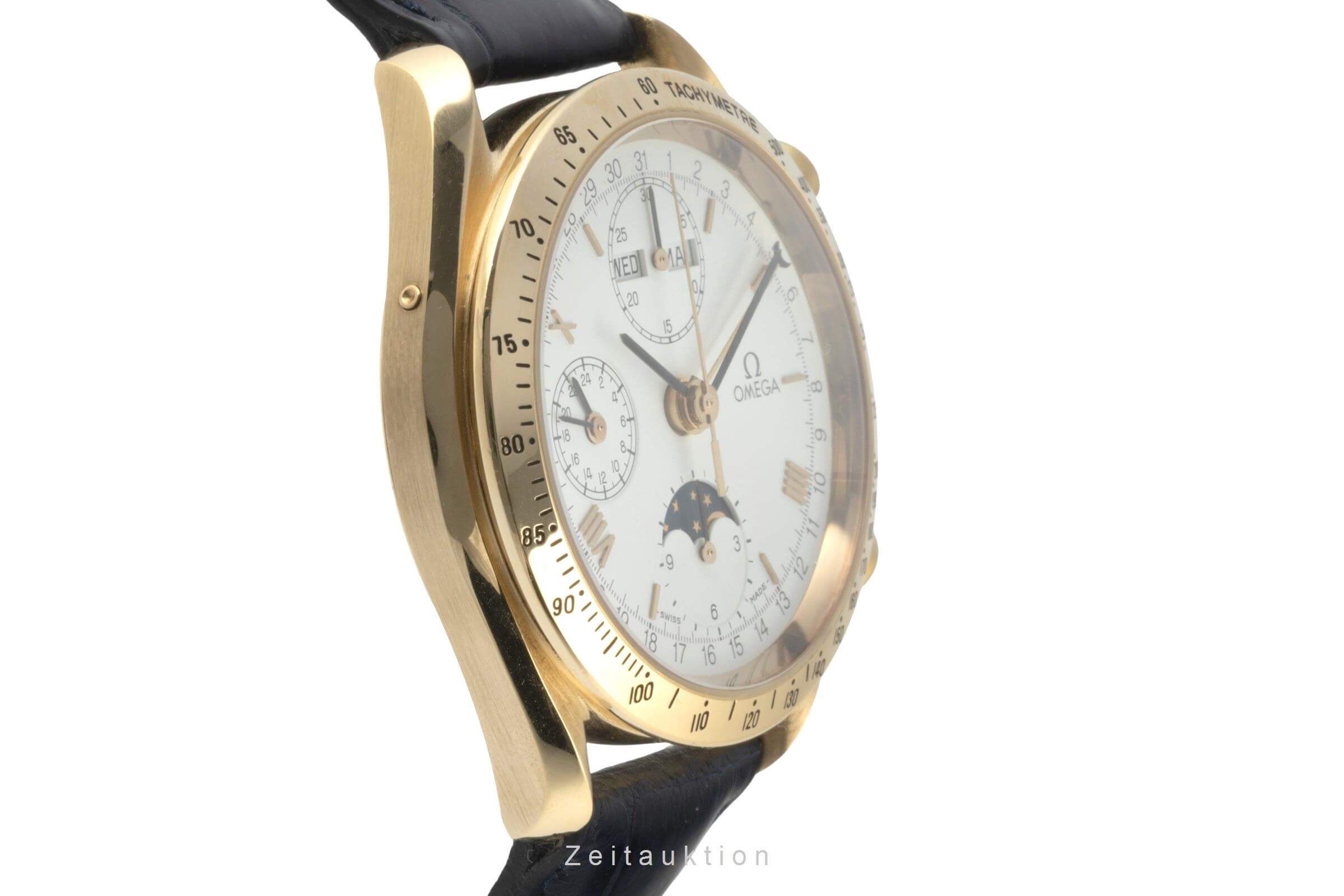 Omega Speedmaster cronografo oro 18 ct automatismo Kal. 1150 Ref. 3131.20  | Zeitauktion
