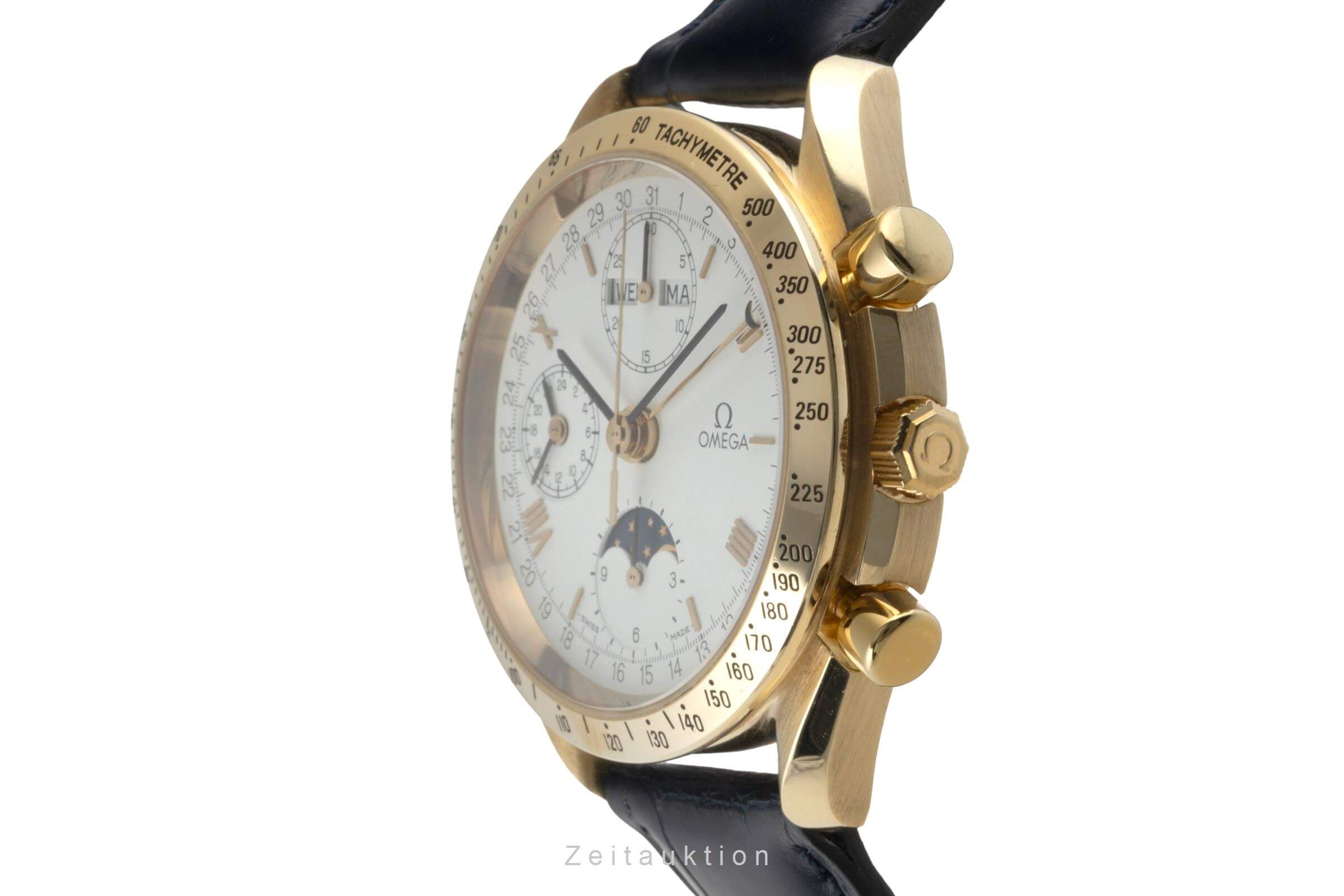 Omega Speedmaster cronografo oro 18 ct automatismo Kal. 1150 Ref. 3131.20  | Zeitauktion