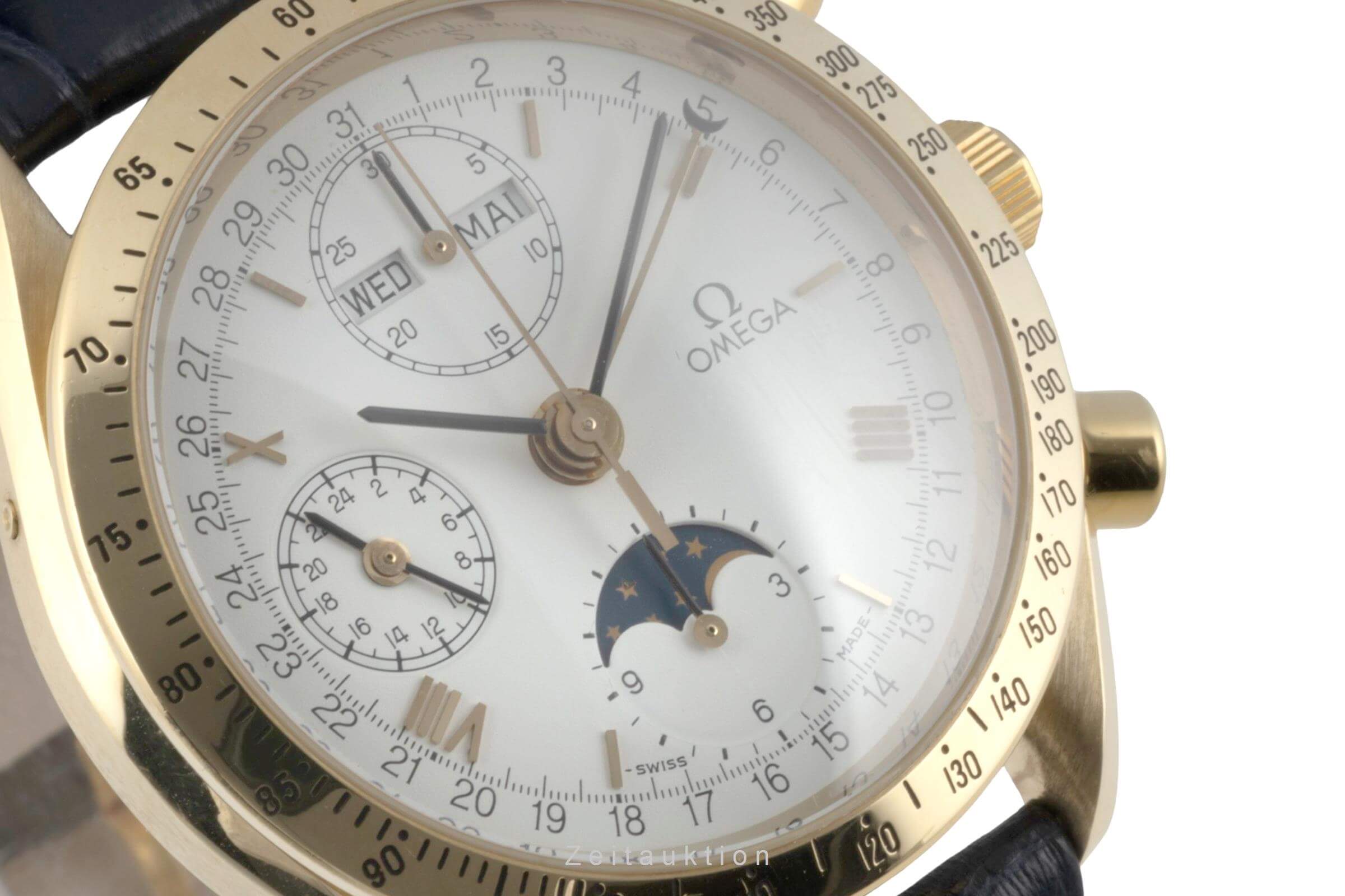 Omega Speedmaster cronografo oro 18 ct automatismo Kal. 1150 Ref. 3131.20  | Zeitauktion
