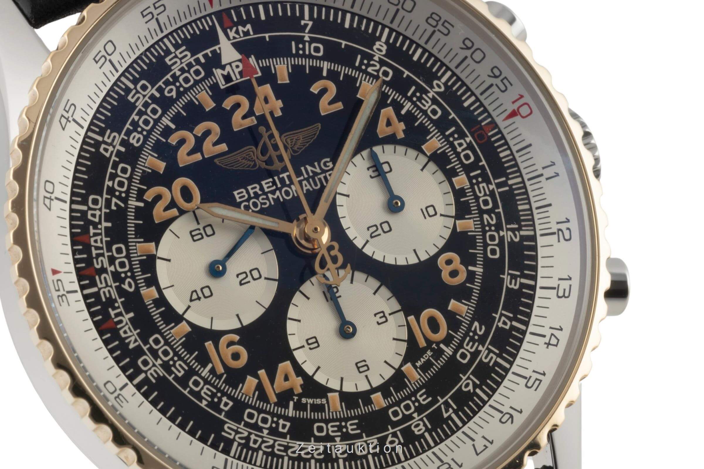 Breitling Navitimer Cosmonaute Chronograph Stahl / Gold Handaufzug Kal. B12 Ref. D12022  | Zeitauktion