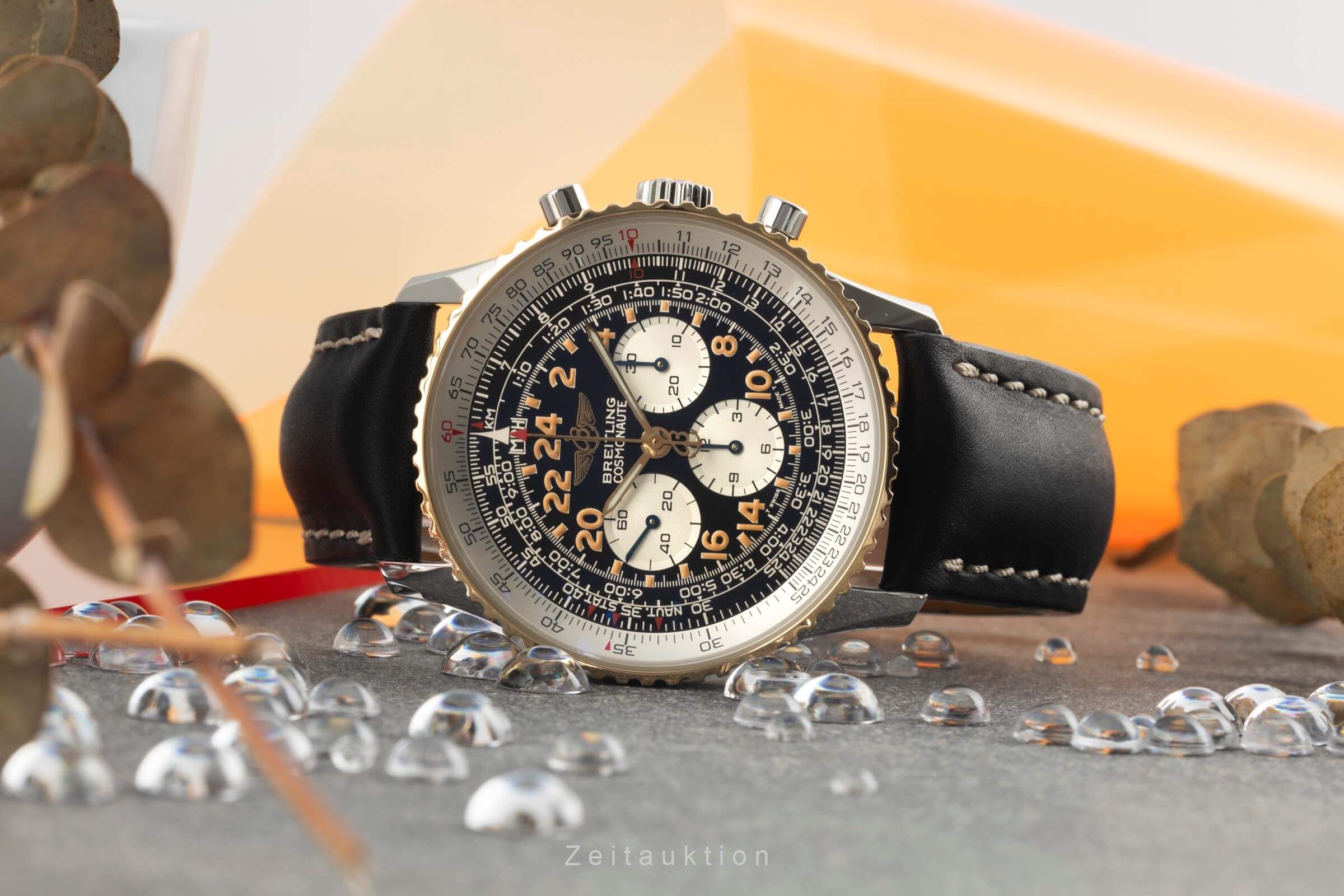 Breitling Navitimer Cosmonaute cronógrafo acero / oro cuerda manual Kal. B12 Ref. D12022  | Zeitauktion