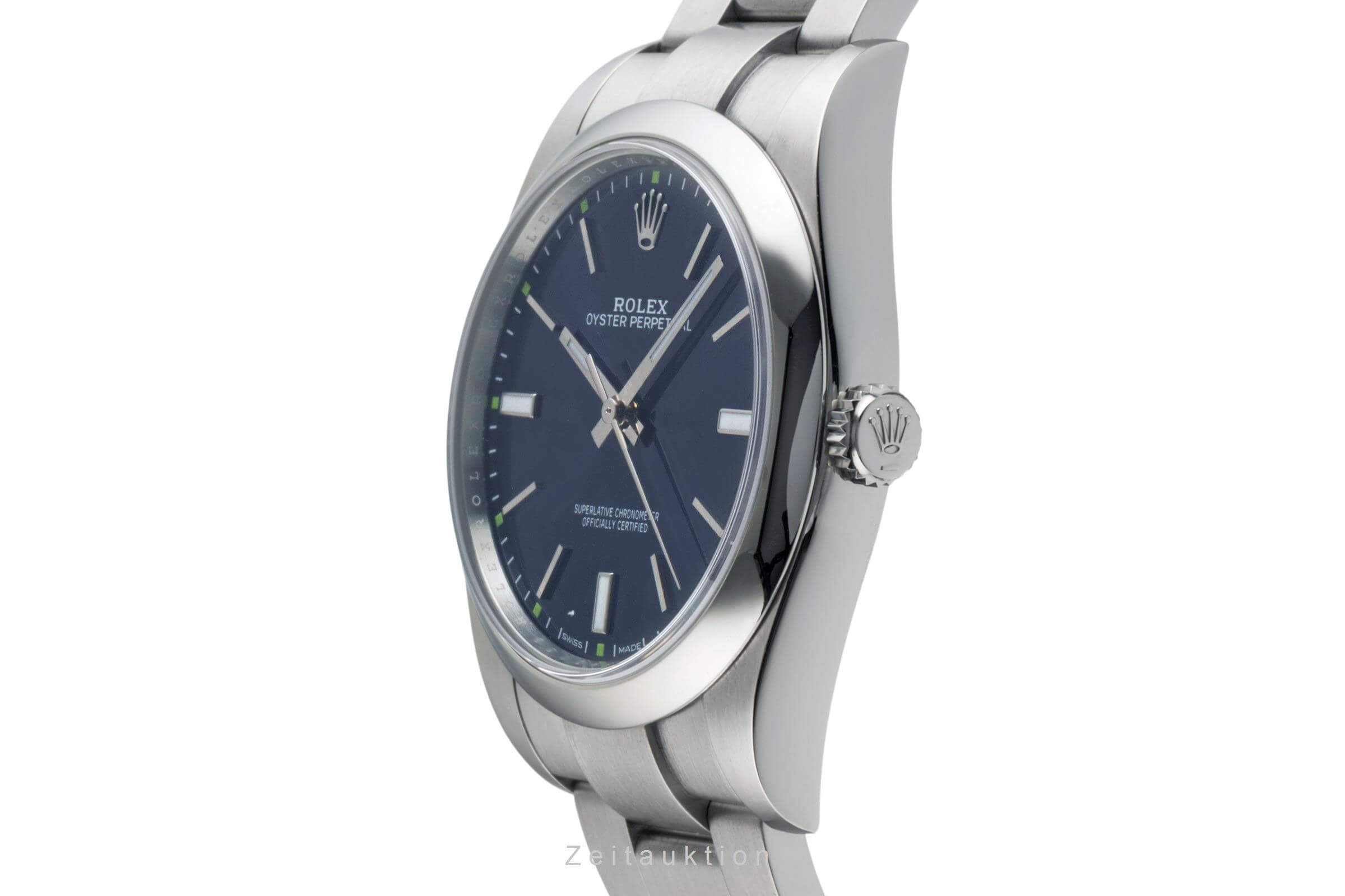 Rolex Oyster Perpetual Stahl Automatik Kal. 3132 Ref. 114300  | Zeitauktion