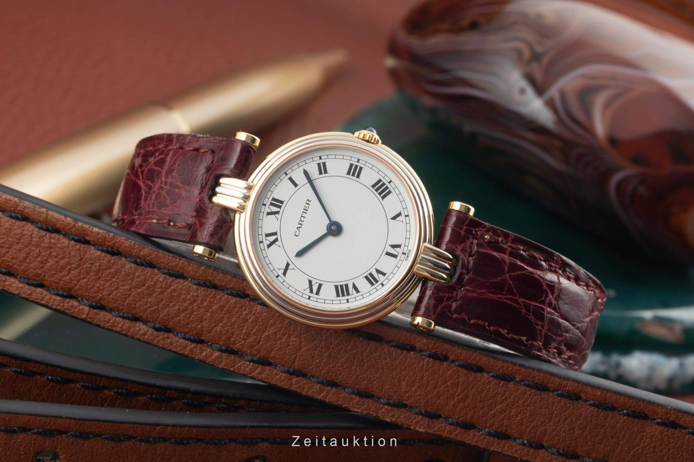 Cartier Trinity 18k Gold Quarz Kal. 81 Ref. 881004  | Zeitauktion